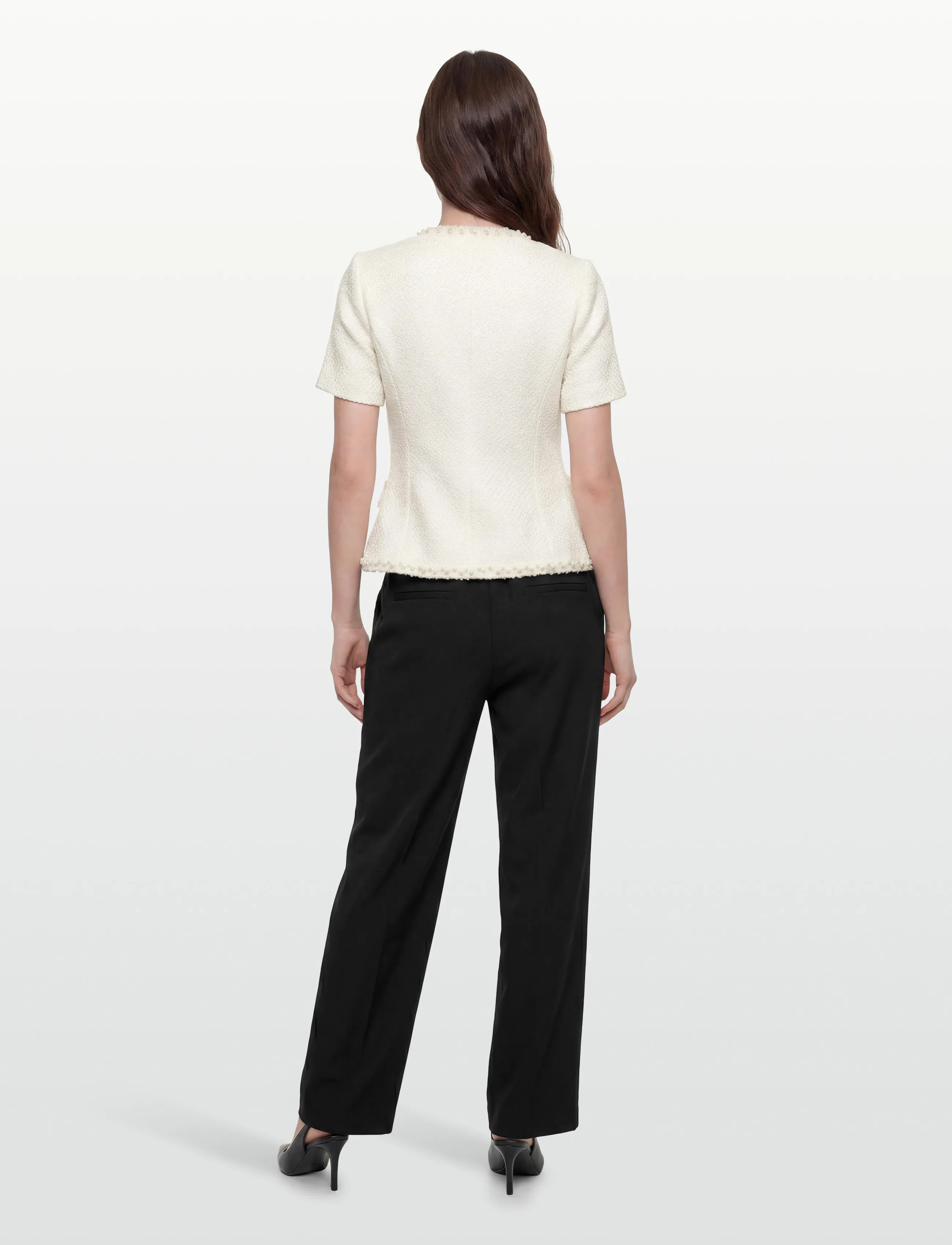 Love Lolina - Abbot top - stutterma blússur - white - 4