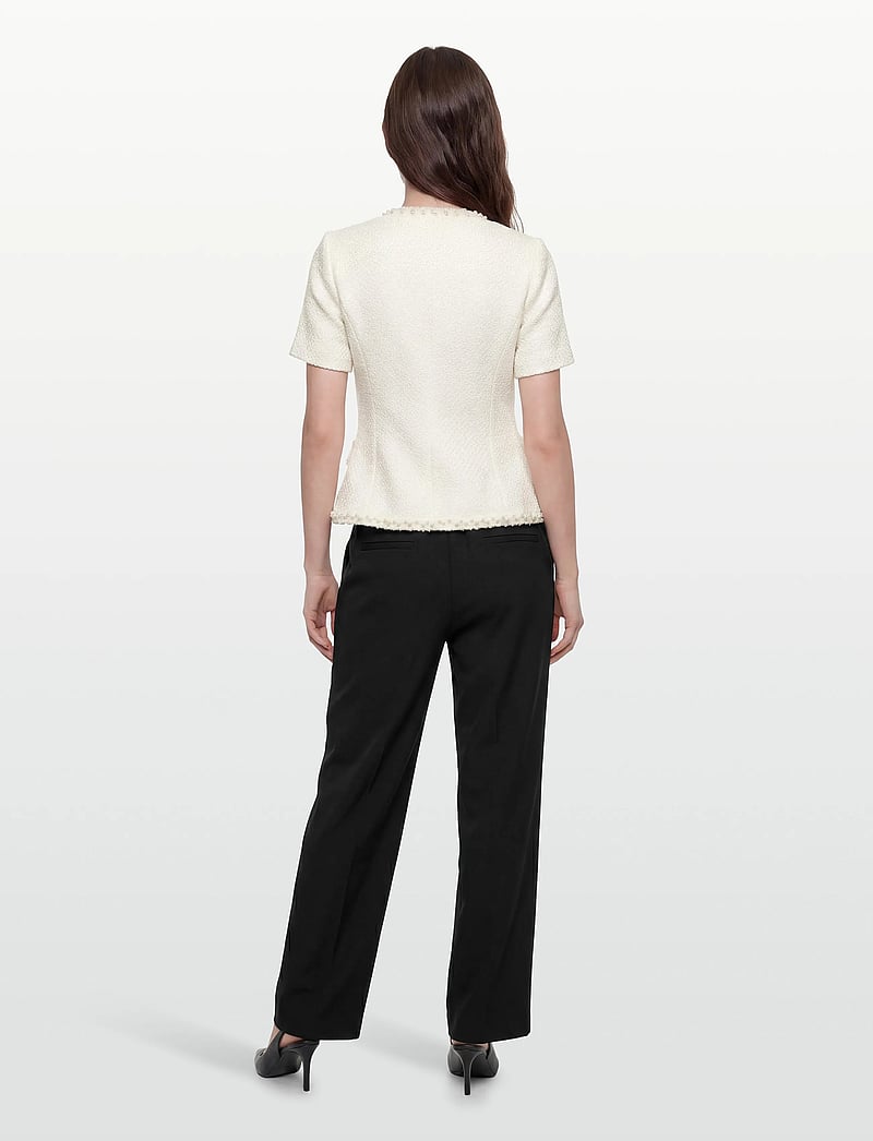 Love Lolina - Abbot top - kortærmede bluser - white - 4