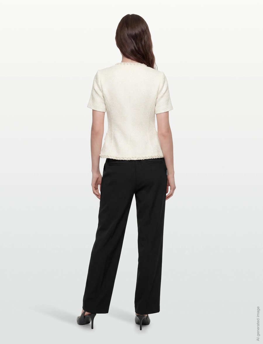 Love Lolina - Abbot top - lühikeste varrukatega pluusid - white - 4