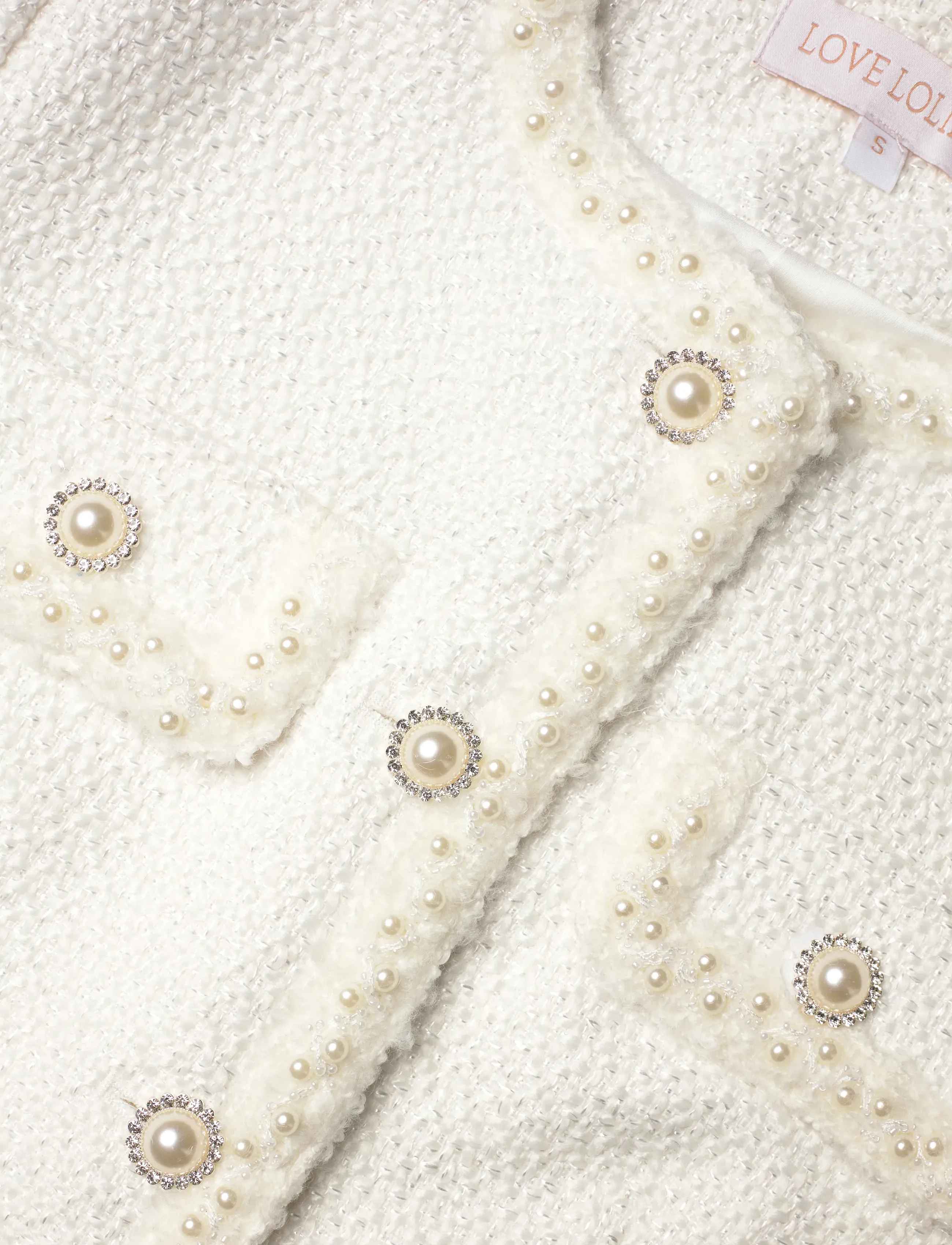 Love Lolina - Abbot top - stutterma blússur - white - 5