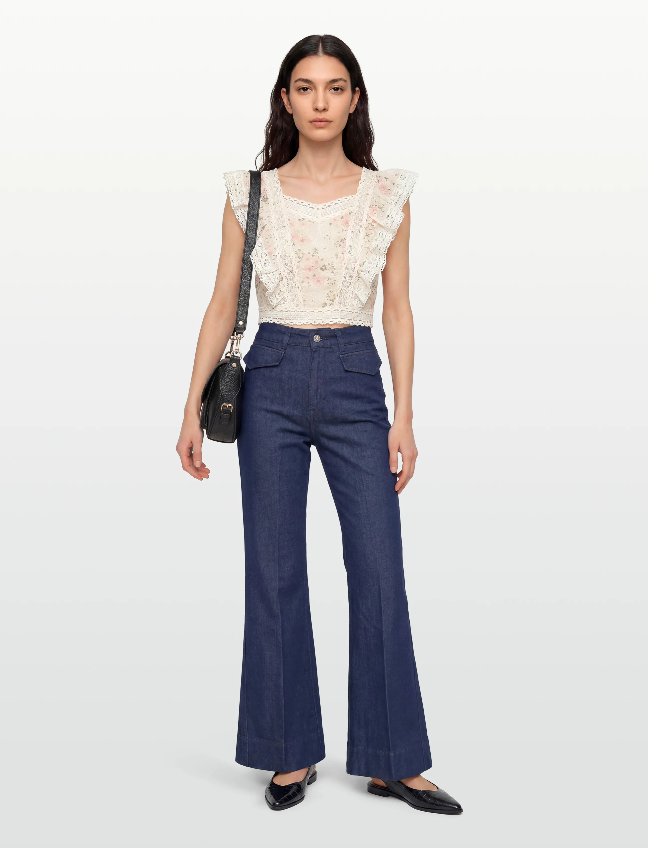 Love Lolina Melissa top - T-shirts & Toppar - ROSE REVERIE / multi