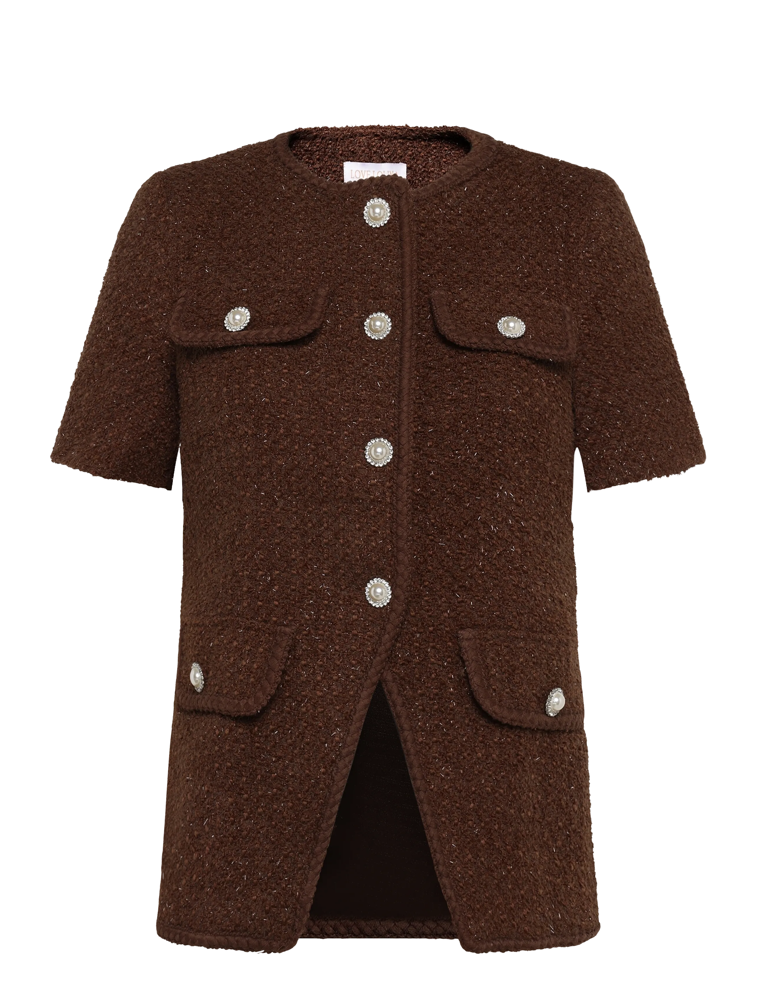 Love Lolina Abbot Top - Riided - ESPRESSO / brown