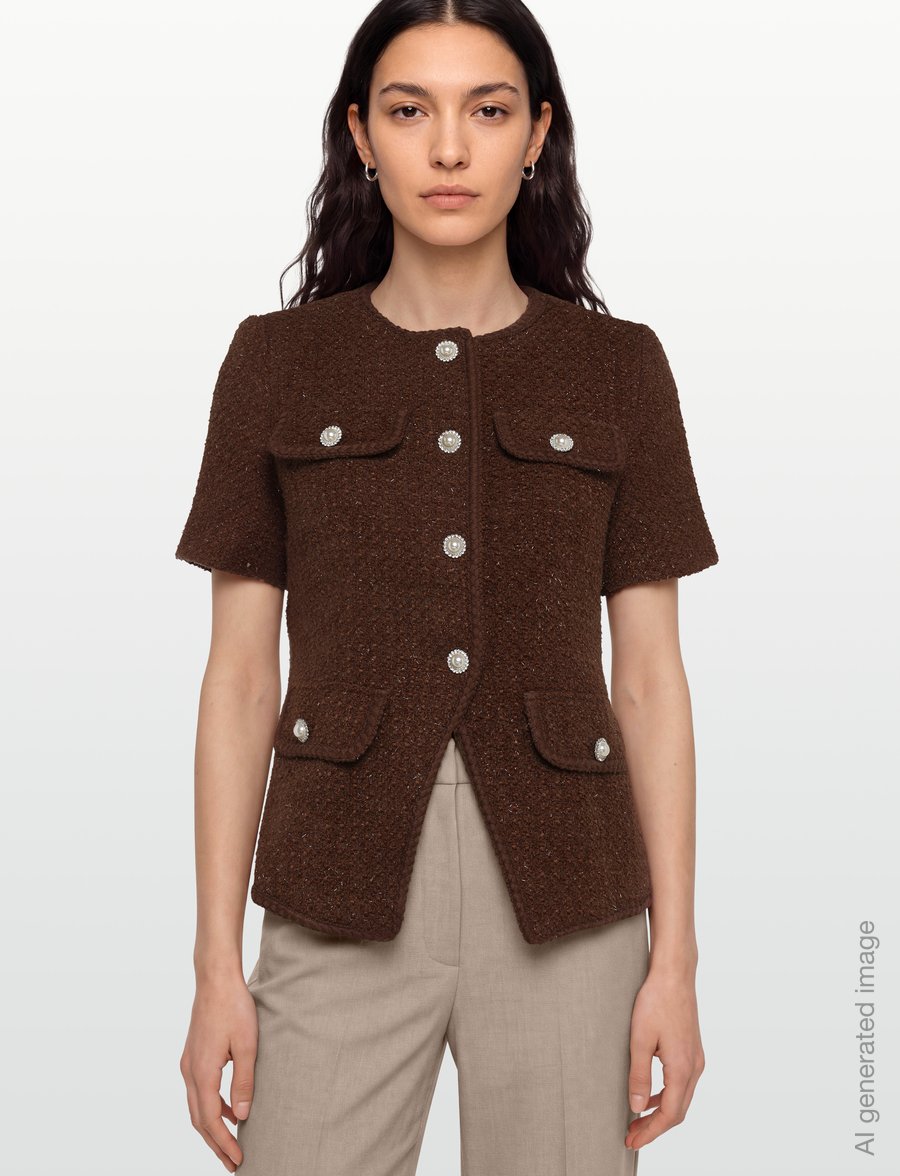 Love Lolina - Abbot Top - t-shirts - espresso - 3