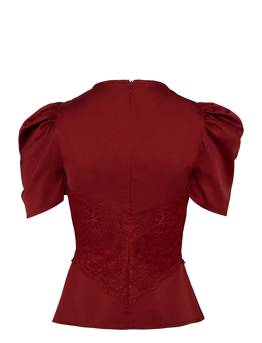Love Lolina - Francis Top - kurzärmelige blusen - 1009 - 1