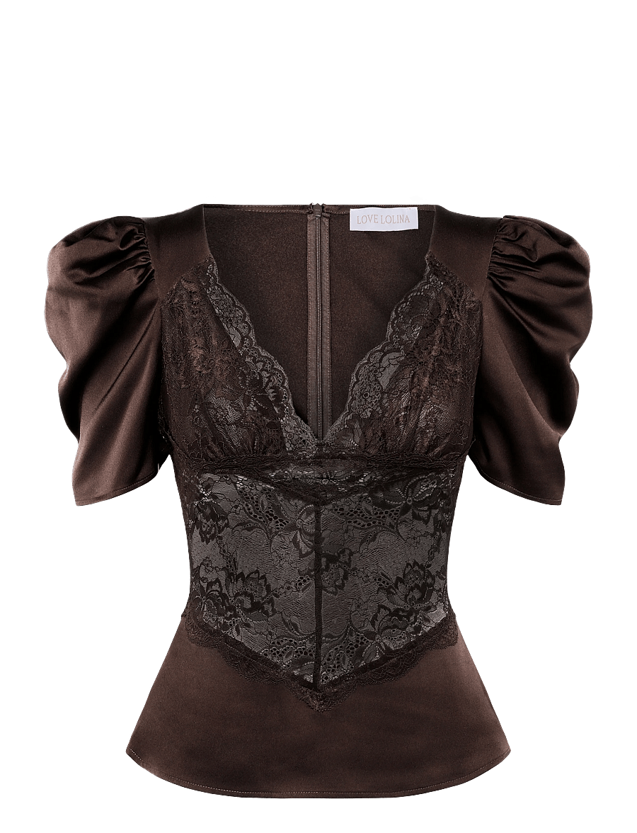 Love Lolina - Francis Top - espresso - 0