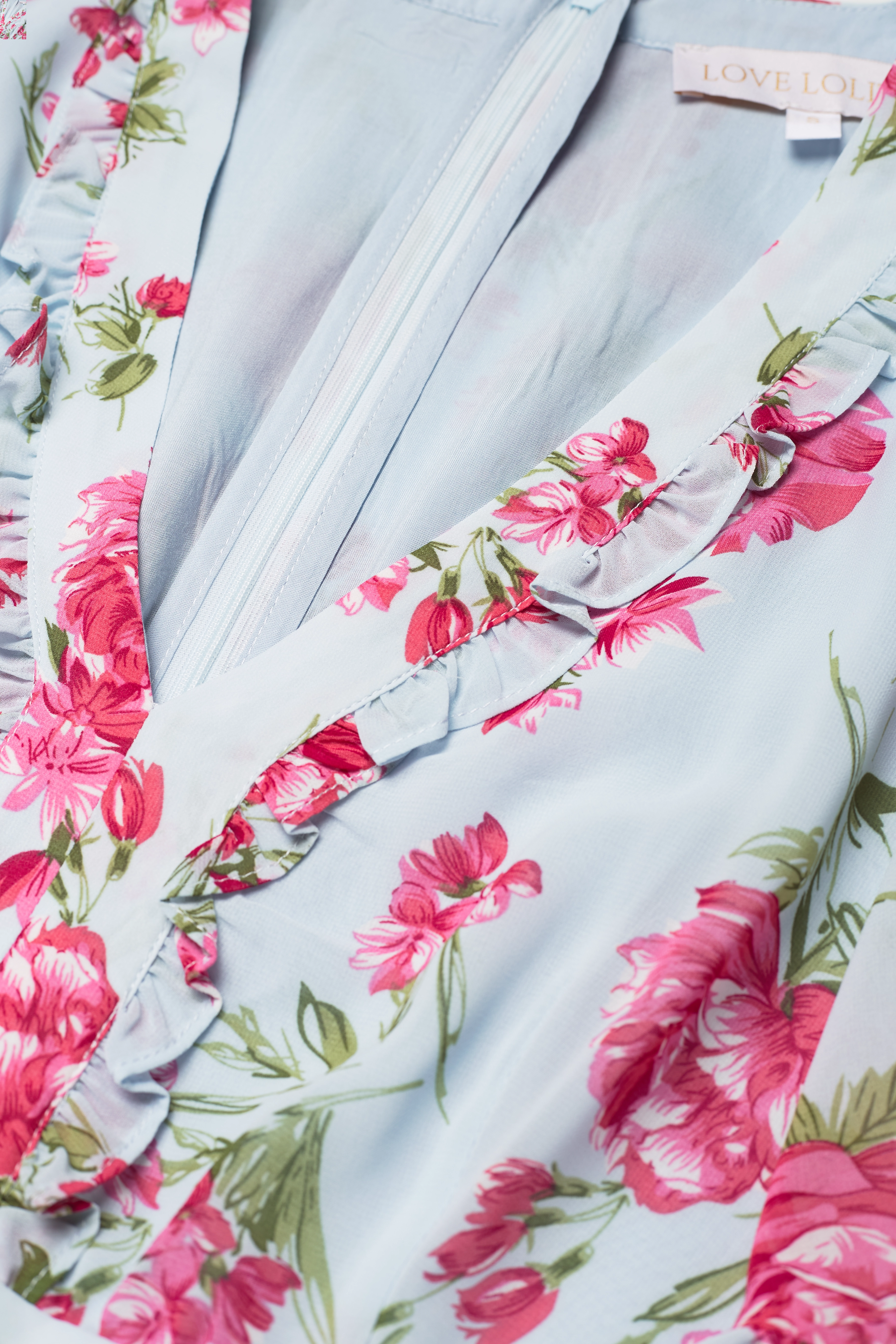 Love Lolita - Catalina Dress - blue flower print - 2