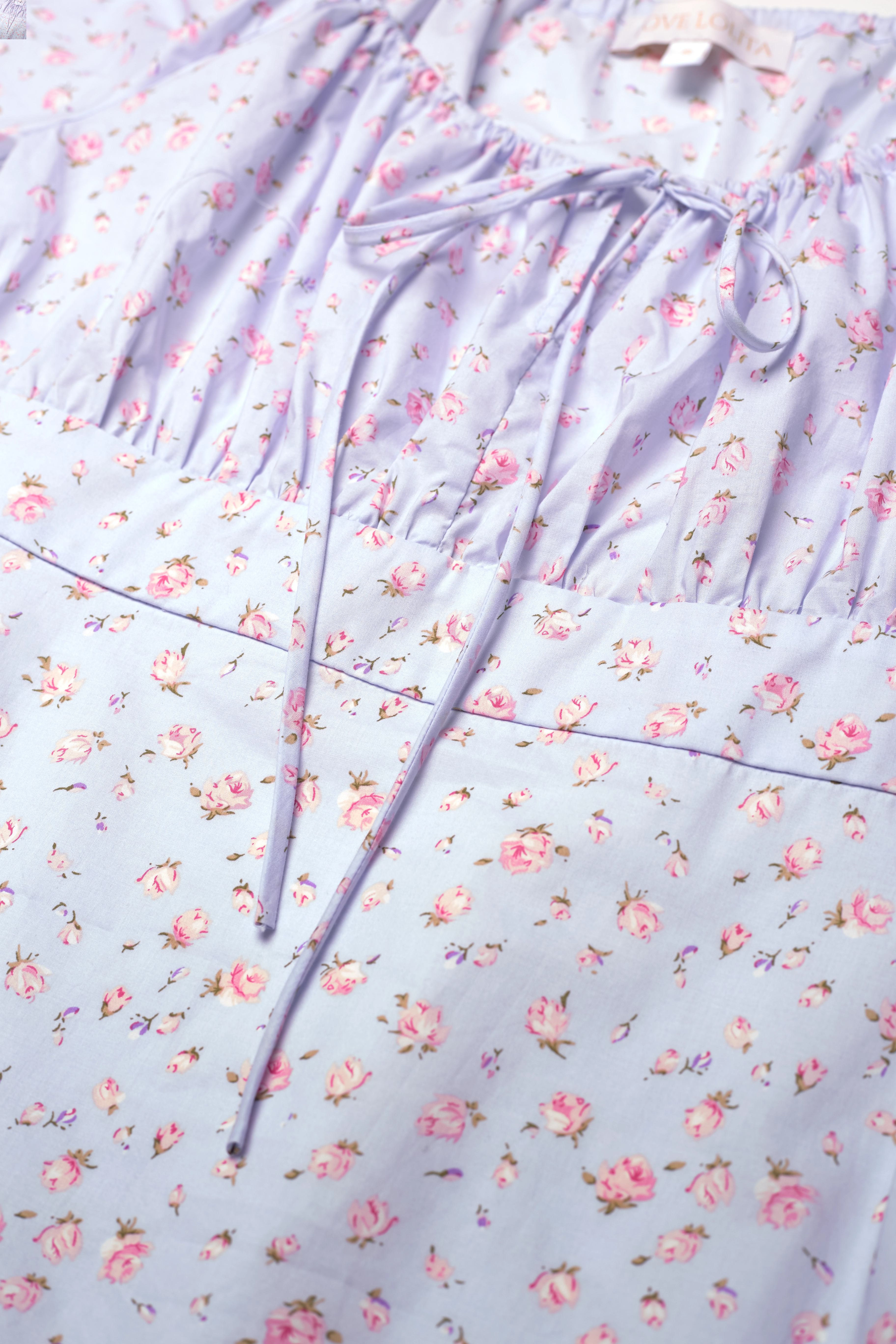 Love Lolina - Vanessa Puff Dress - blue rose - 5