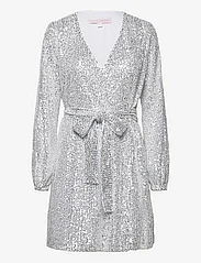 Love Lolita - Adeline mini dress - odzież imprezowa w cenach outletowych - silver sequins - 0