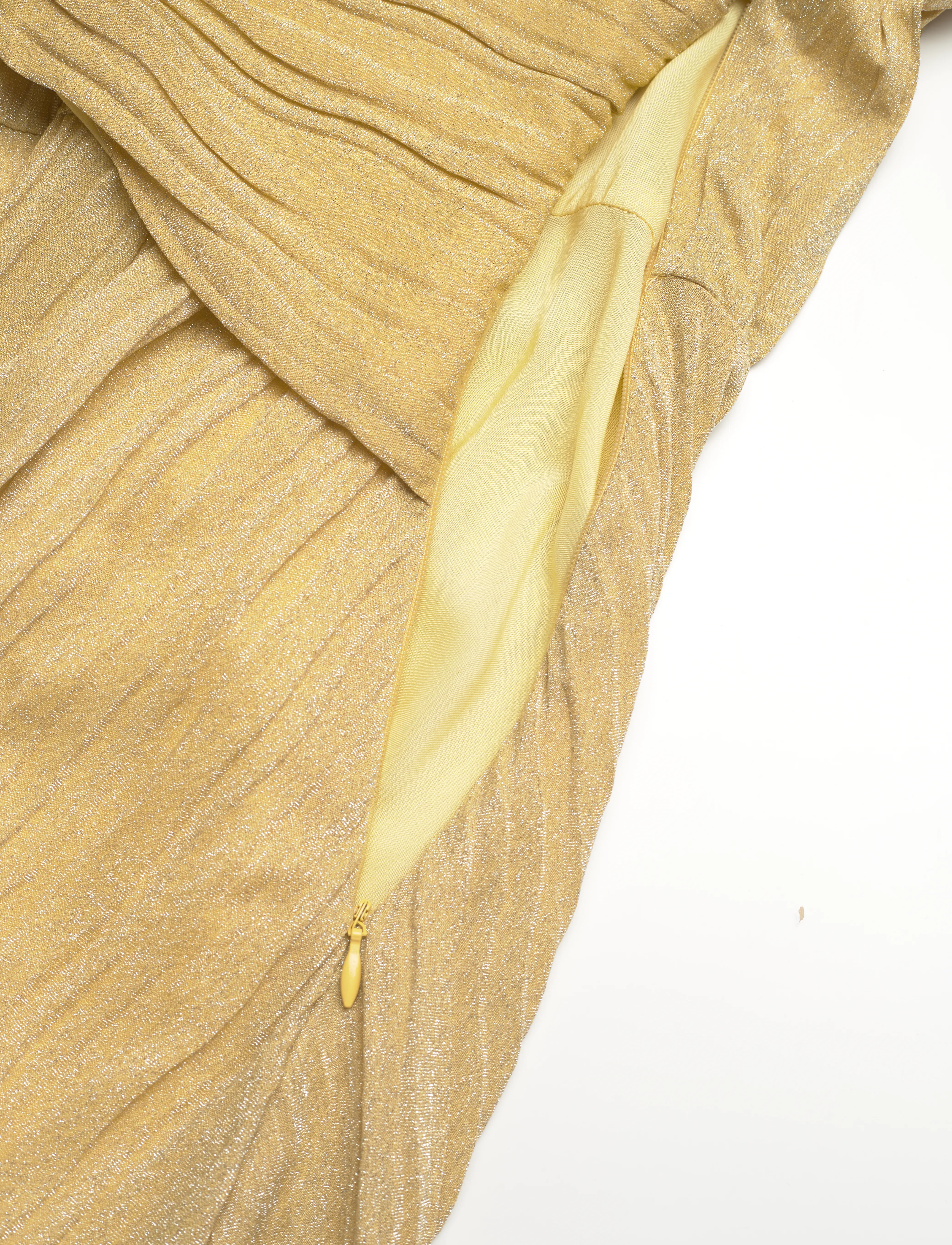 Love Lolina - Cassandra mini dress - festmode zu outlet-preisen - gold - 3