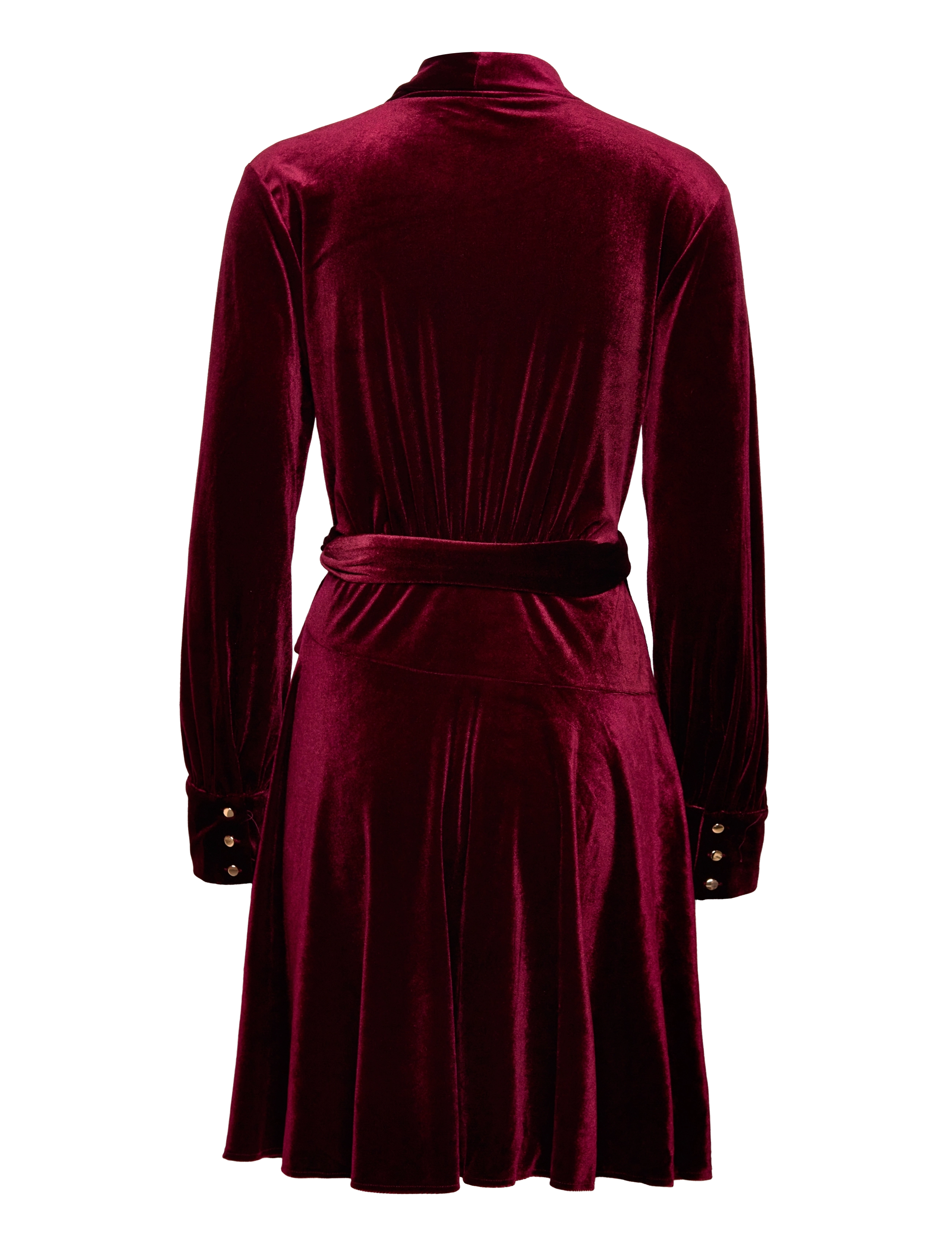 Love Lolina - Iza dress - bordeaux velvet - 1