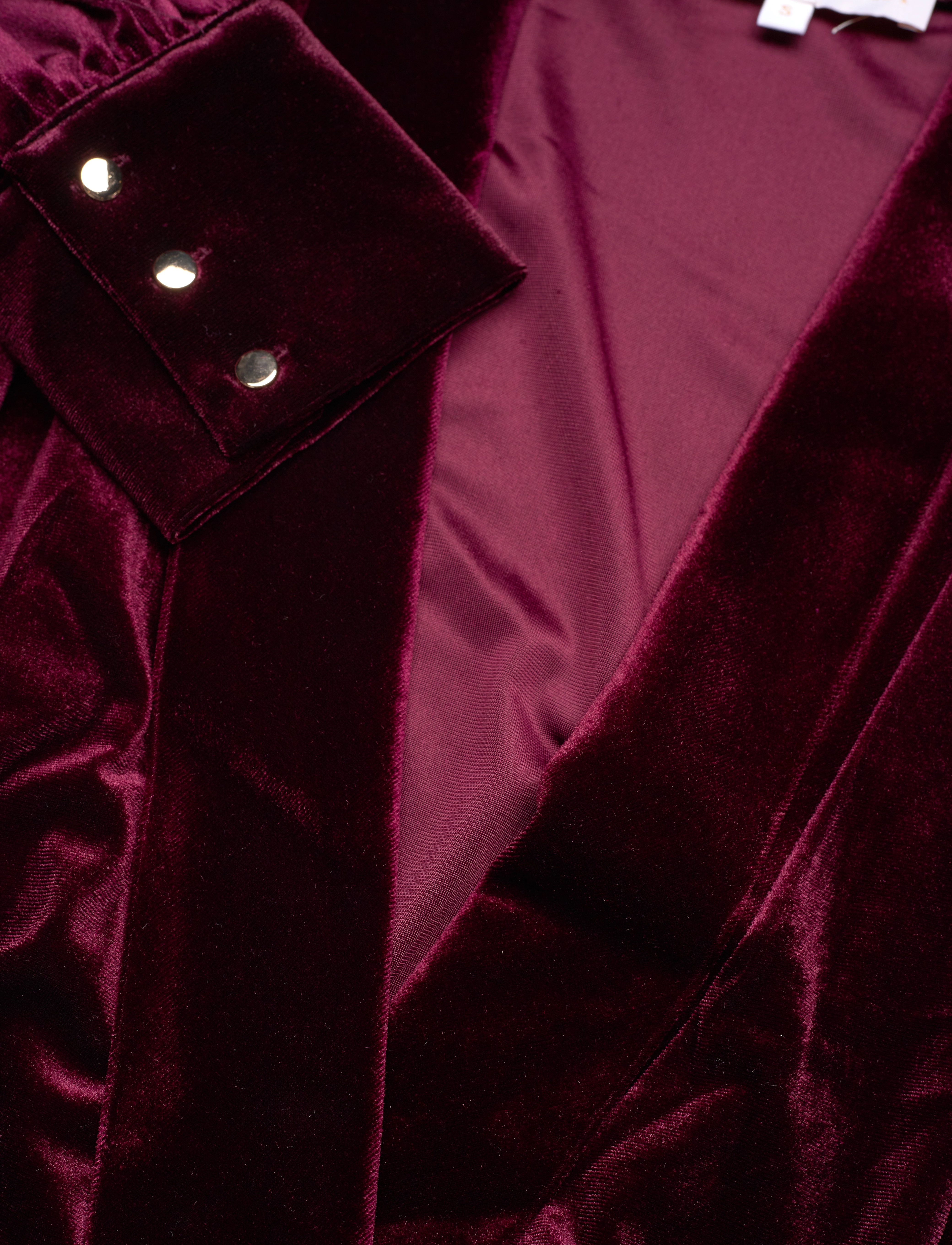 Love Lolina - Iza dress - bordeaux velvet - 2