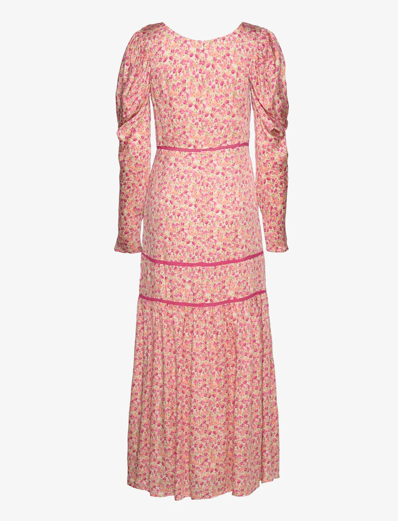 Love Lolita - Gizelle maxi dress - odzież imprezowa w cenach outletowych - peachy pink - 1