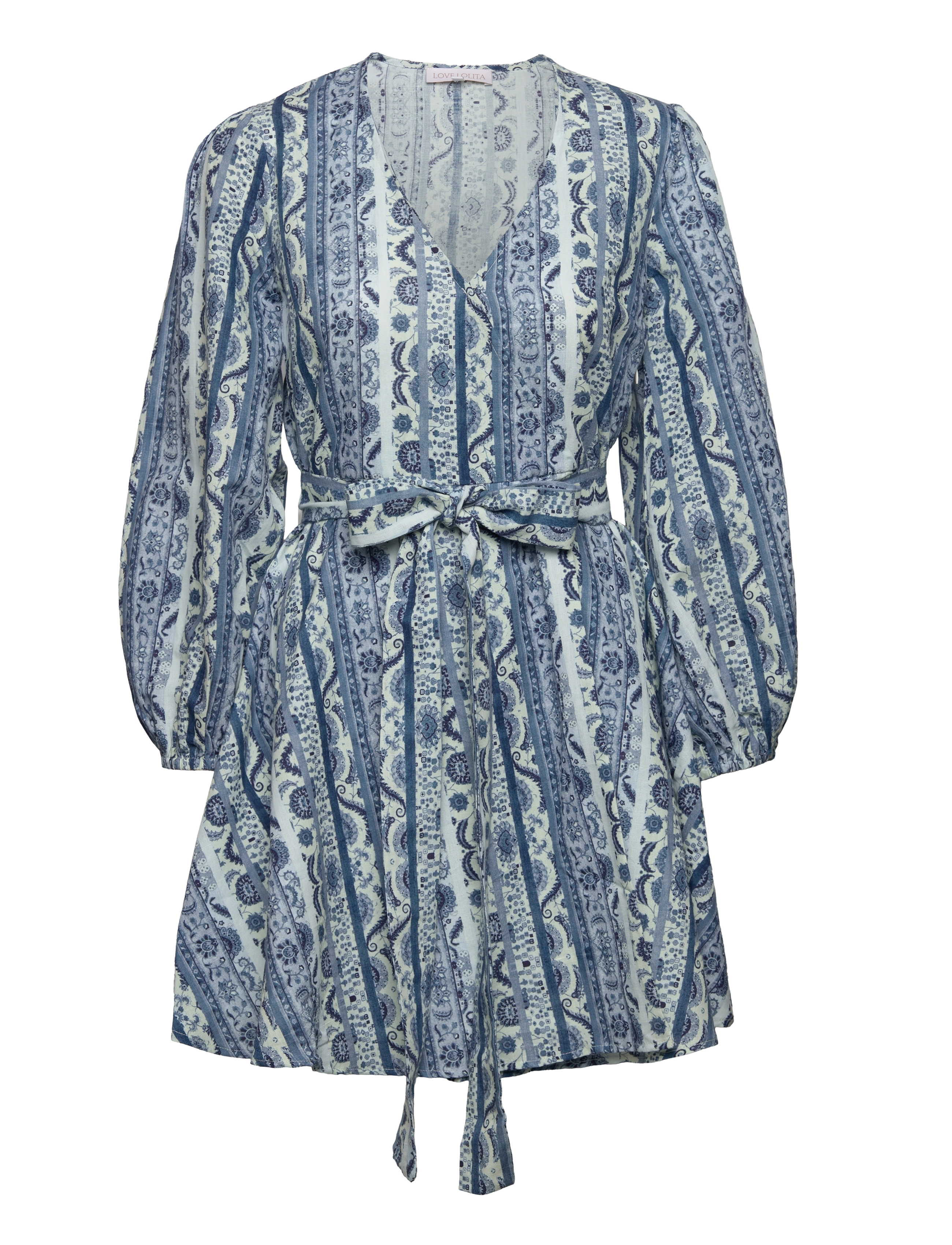 Love Lolina Simona Mini Dress, XS, Dresses, Blau - Short Frauen