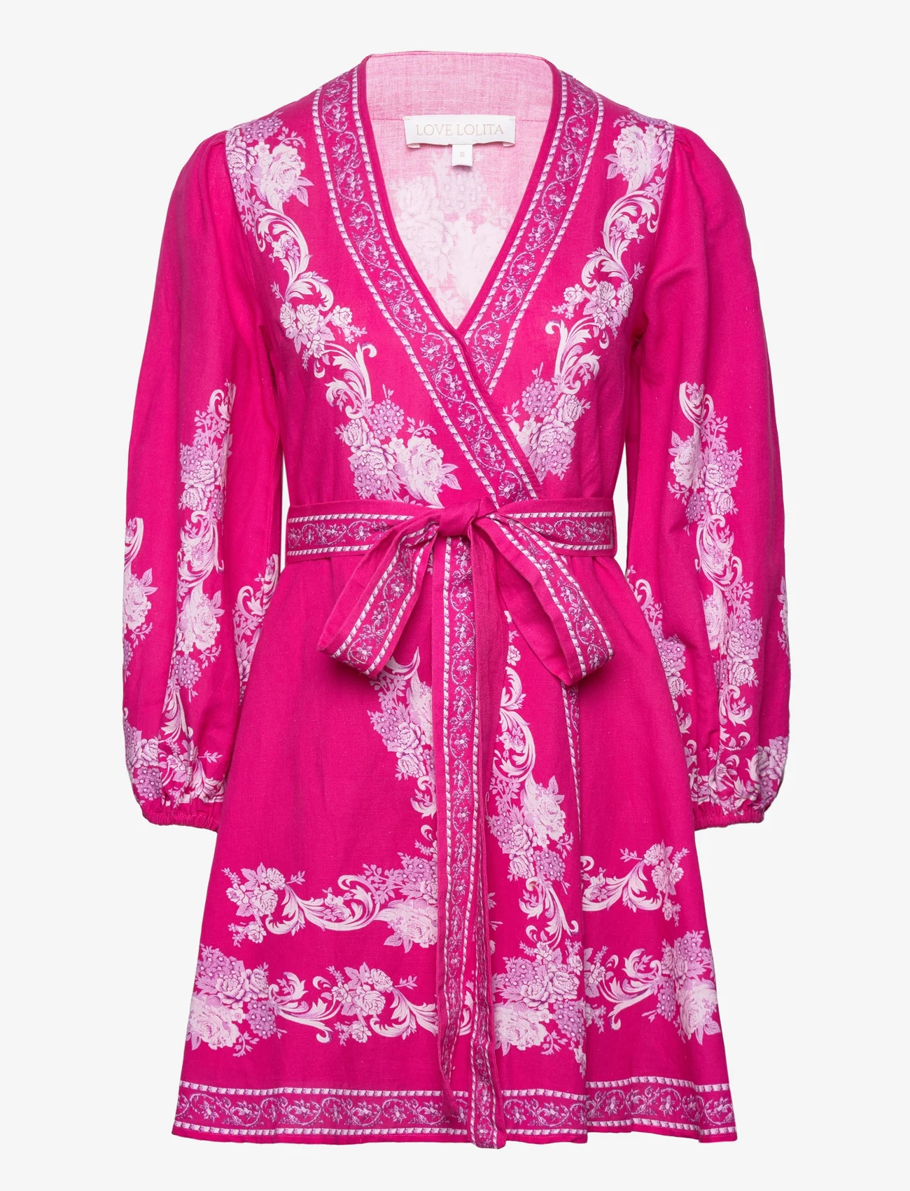 Love Lolita - Simona mini dress - festklær til outlet-priser - pink print - 0