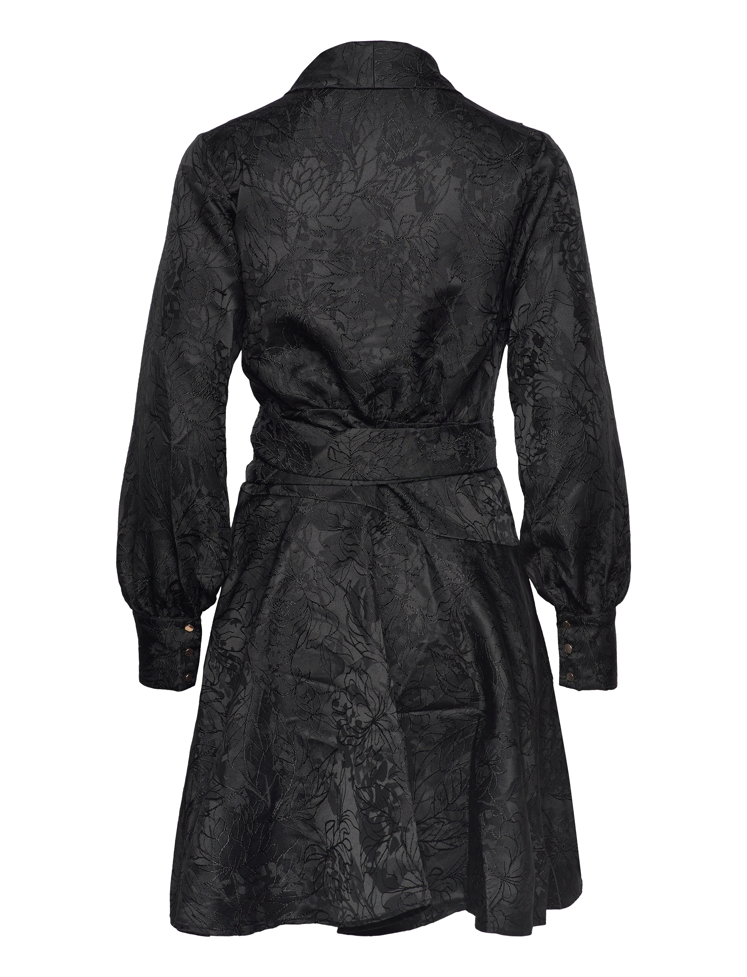 Love Lolina - Iza mini dress - slå-om-kjoler - black - 1