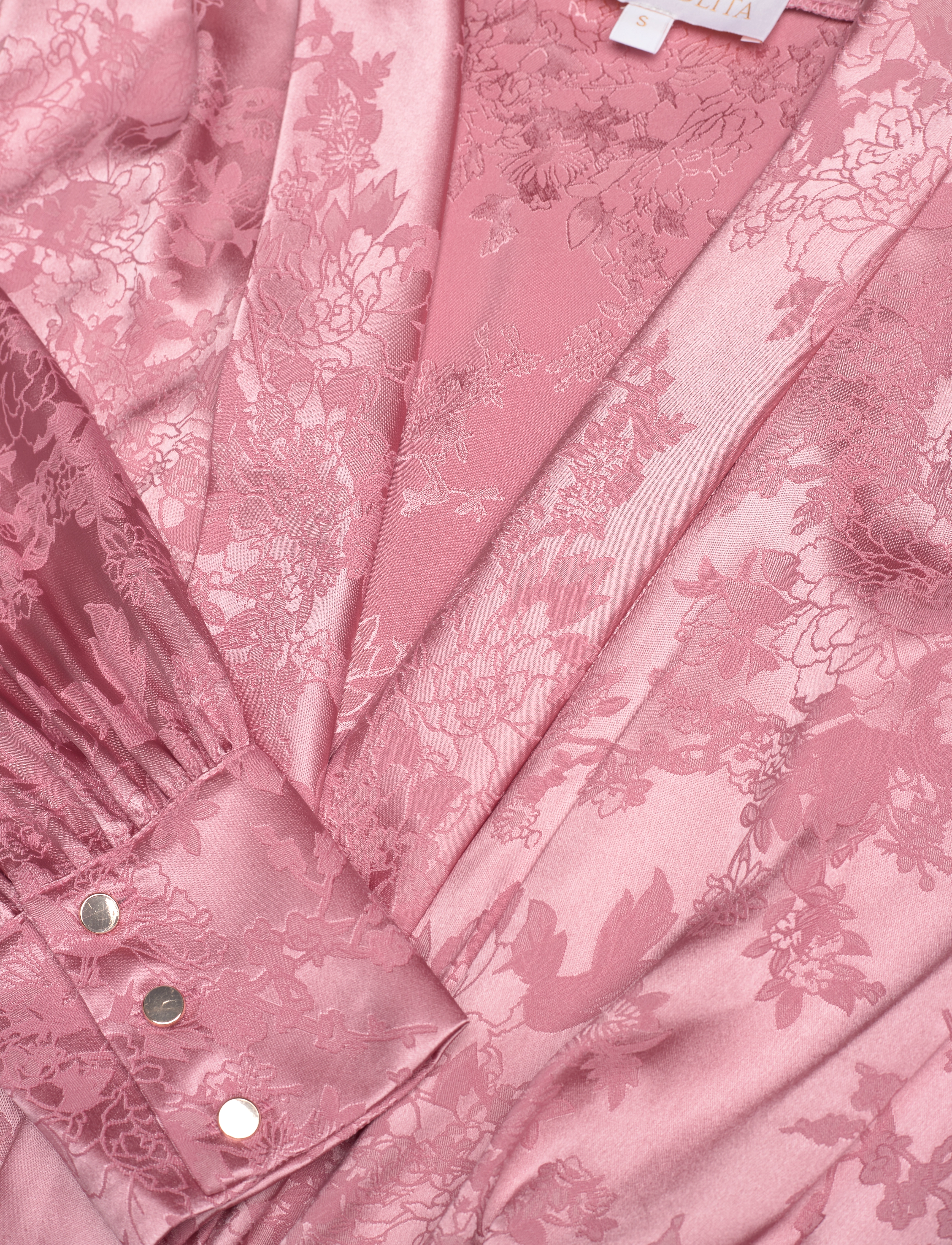 Love Lolina - Iza mini dress - slå-om-kjoler - blush - 2