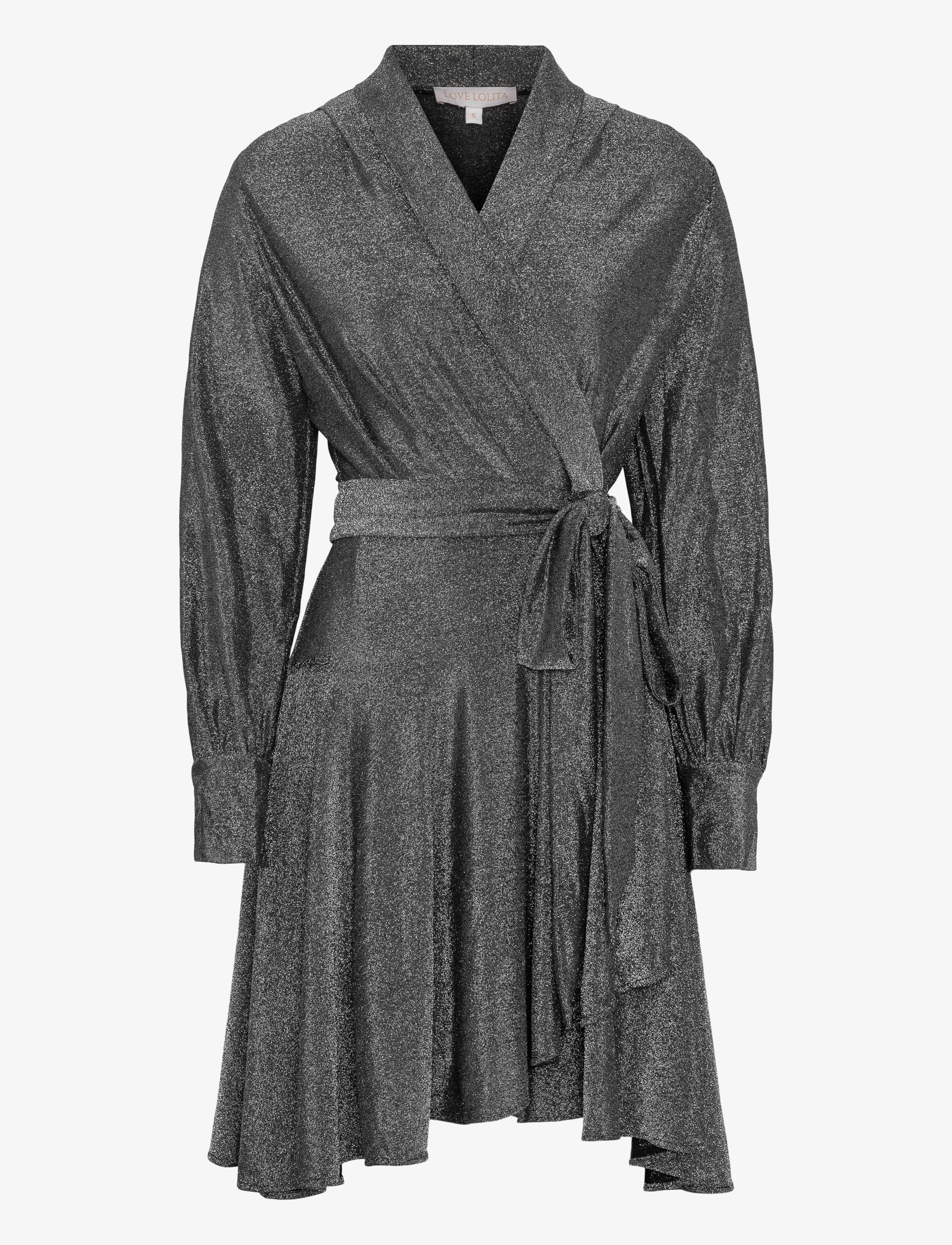 Love Lolina Iza mini dress - Riided - SILVER GLITTER / silver