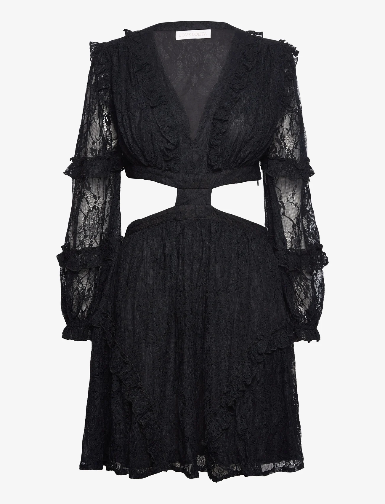 Love Lolita - Kelly dress - festkläder till outletpriser - black lace - 0