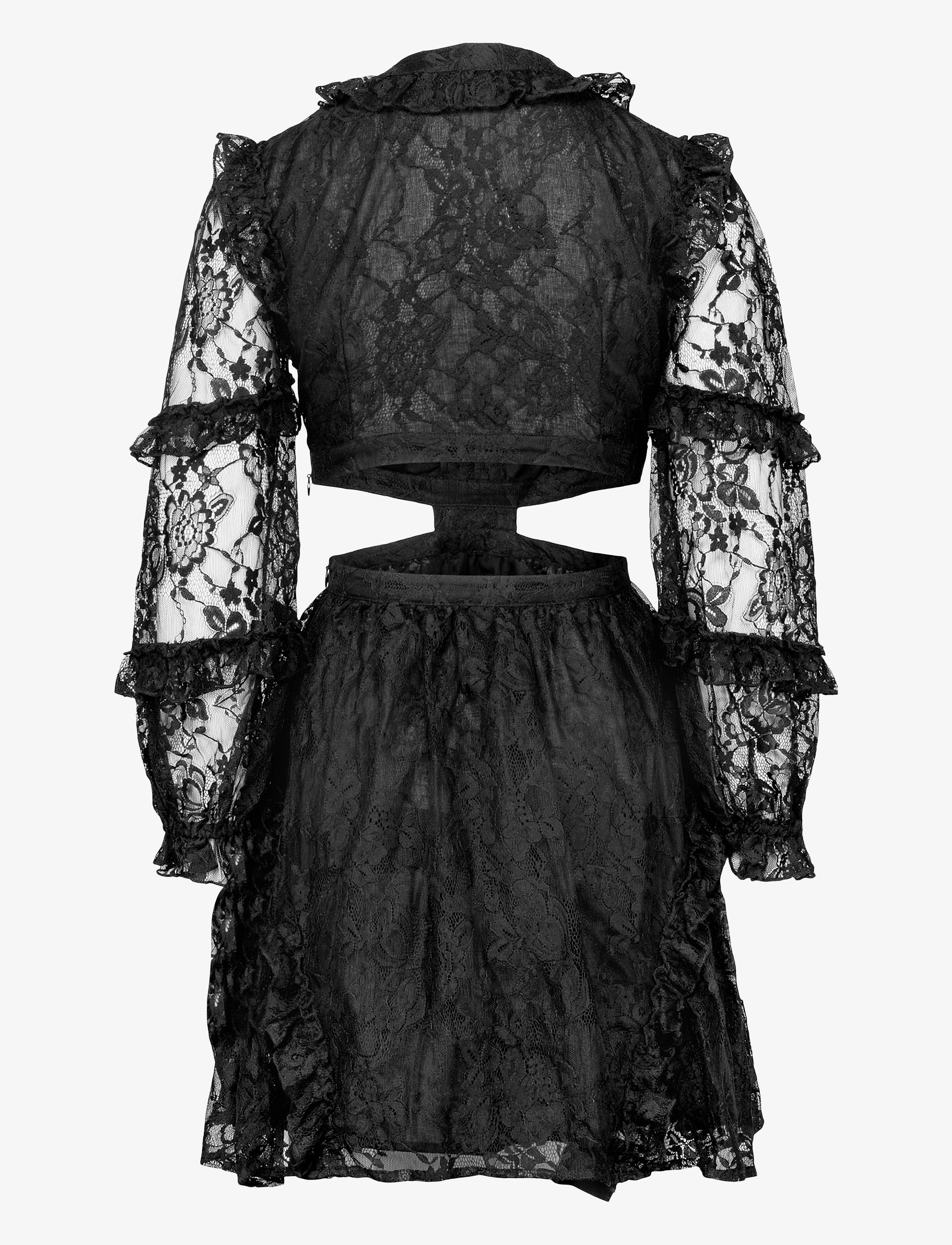 Love Lolina - Kelly dress - festmode zu outlet-preisen - black lace - 3