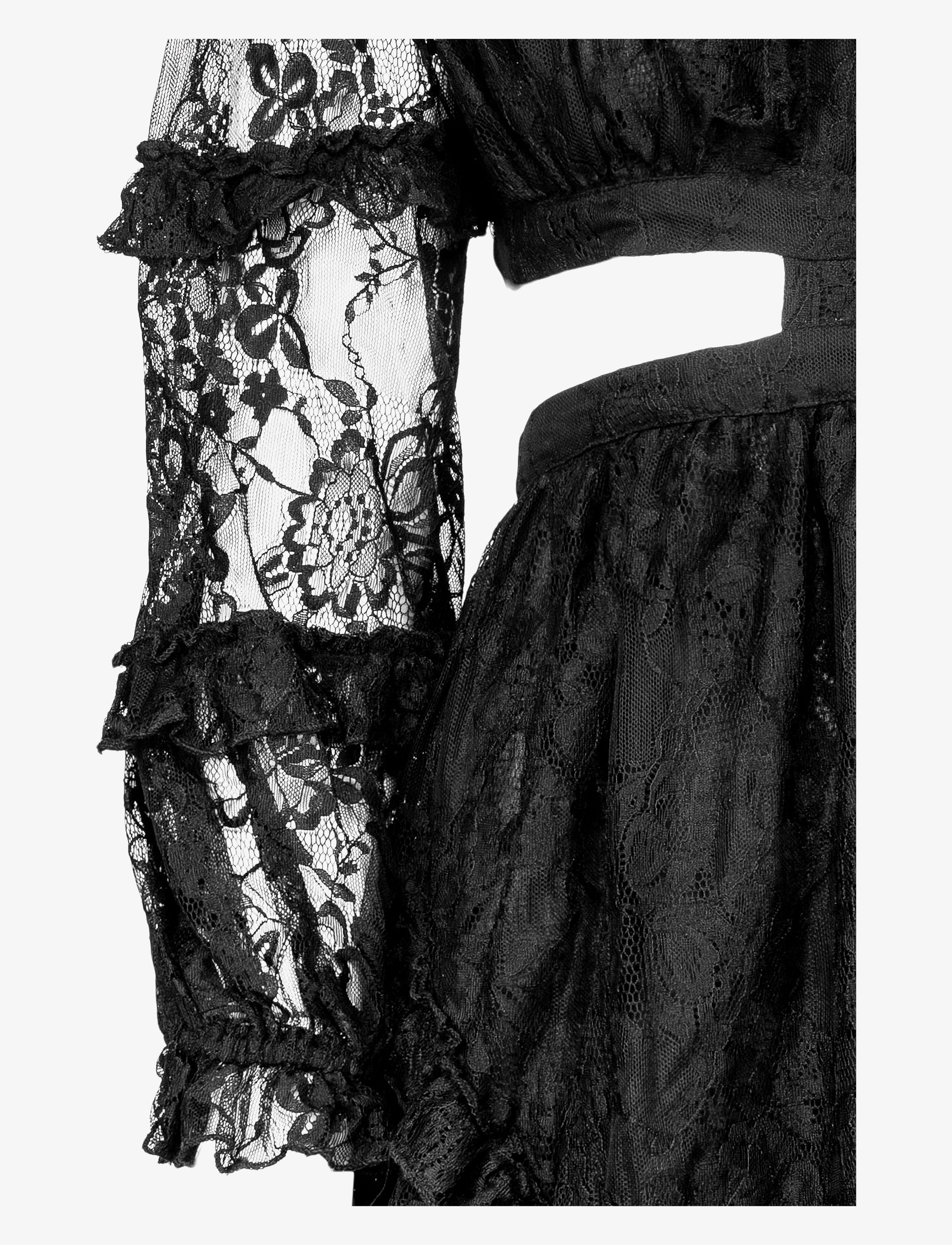 Love Lolina - Kelly dress - festmode zu outlet-preisen - black lace - 4