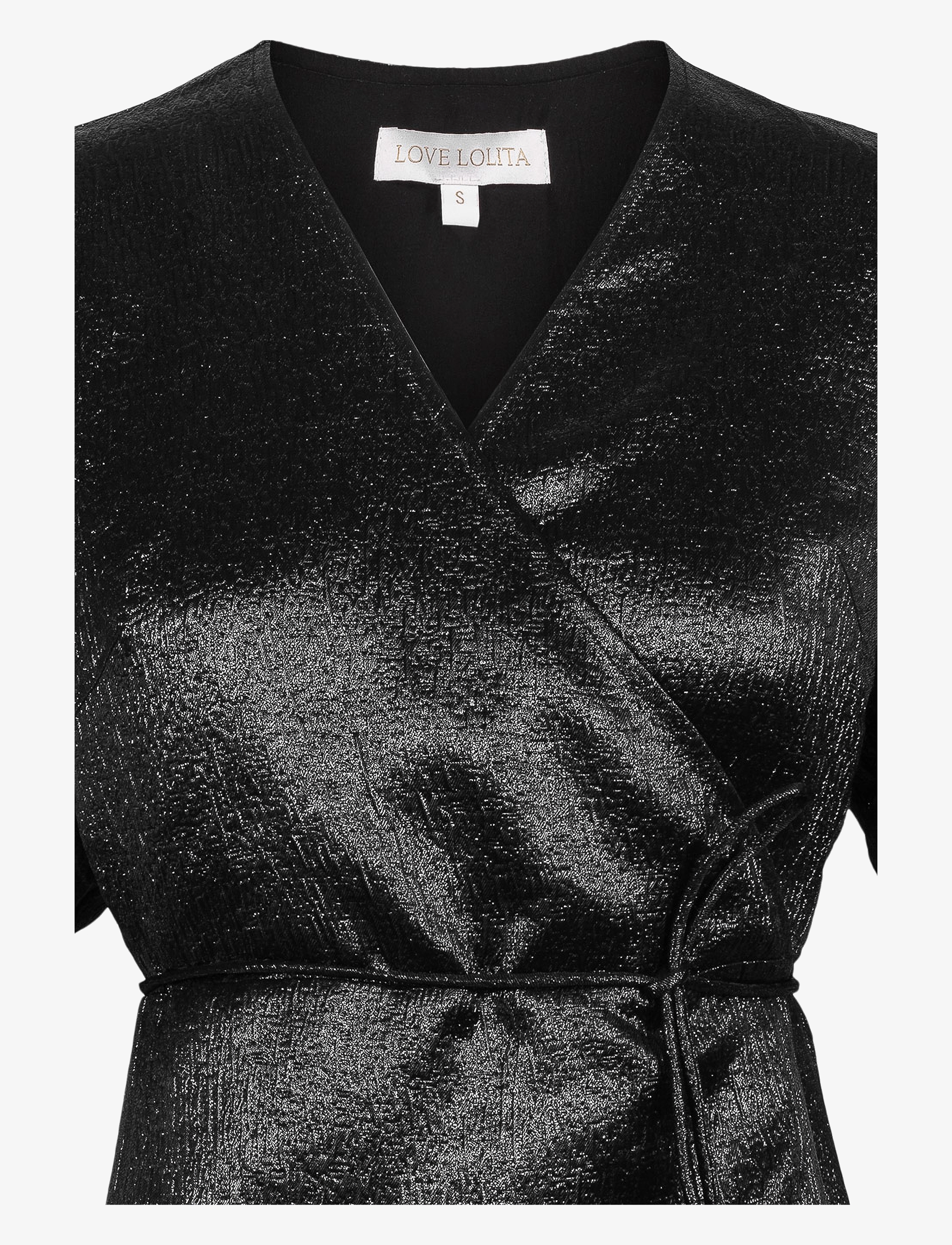 Love Lolina - Teresa dress - slå-om-kjoler - black - 3