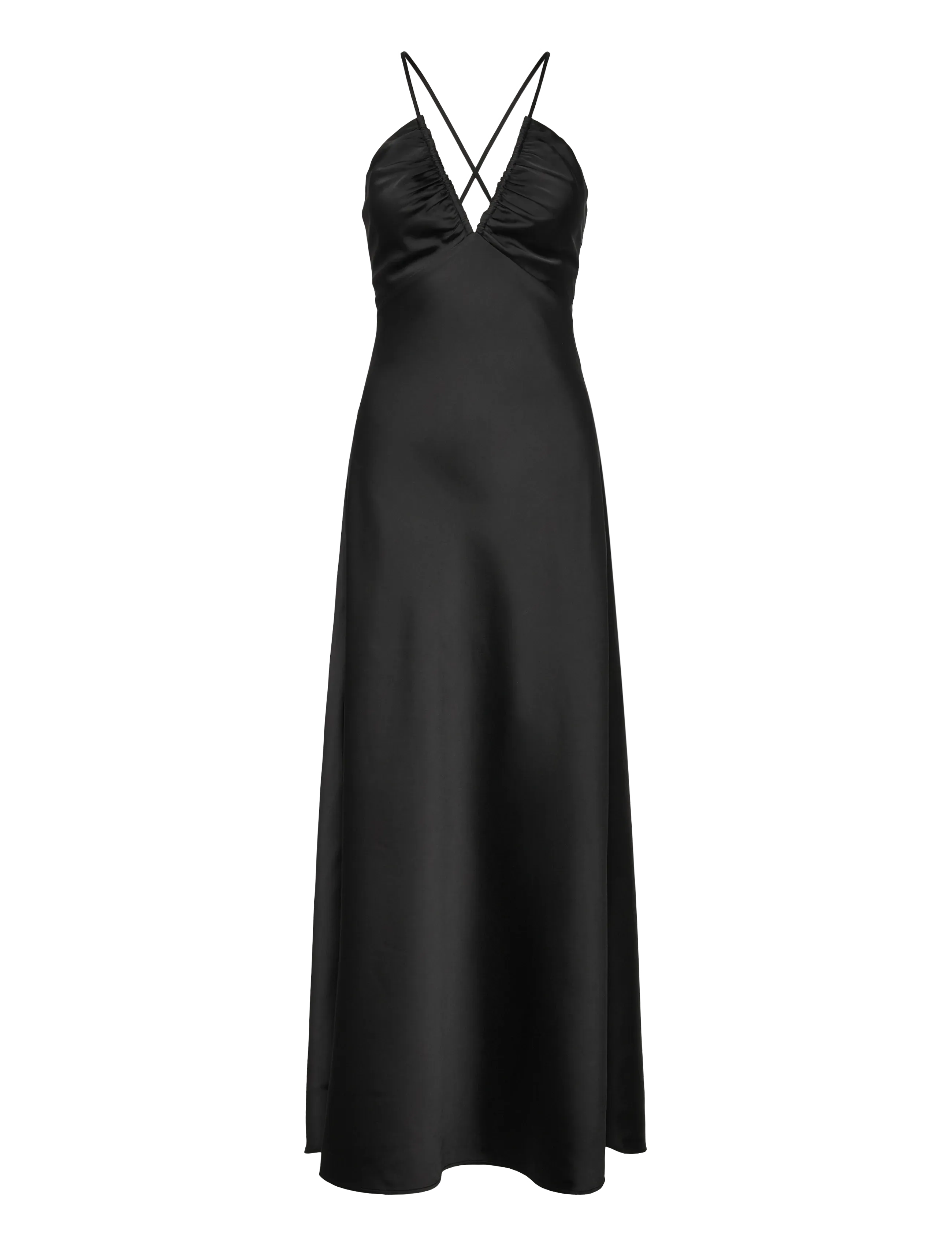 LOVE LOLINA Alexis Maxi Kleid Schwarz - L - Damen
