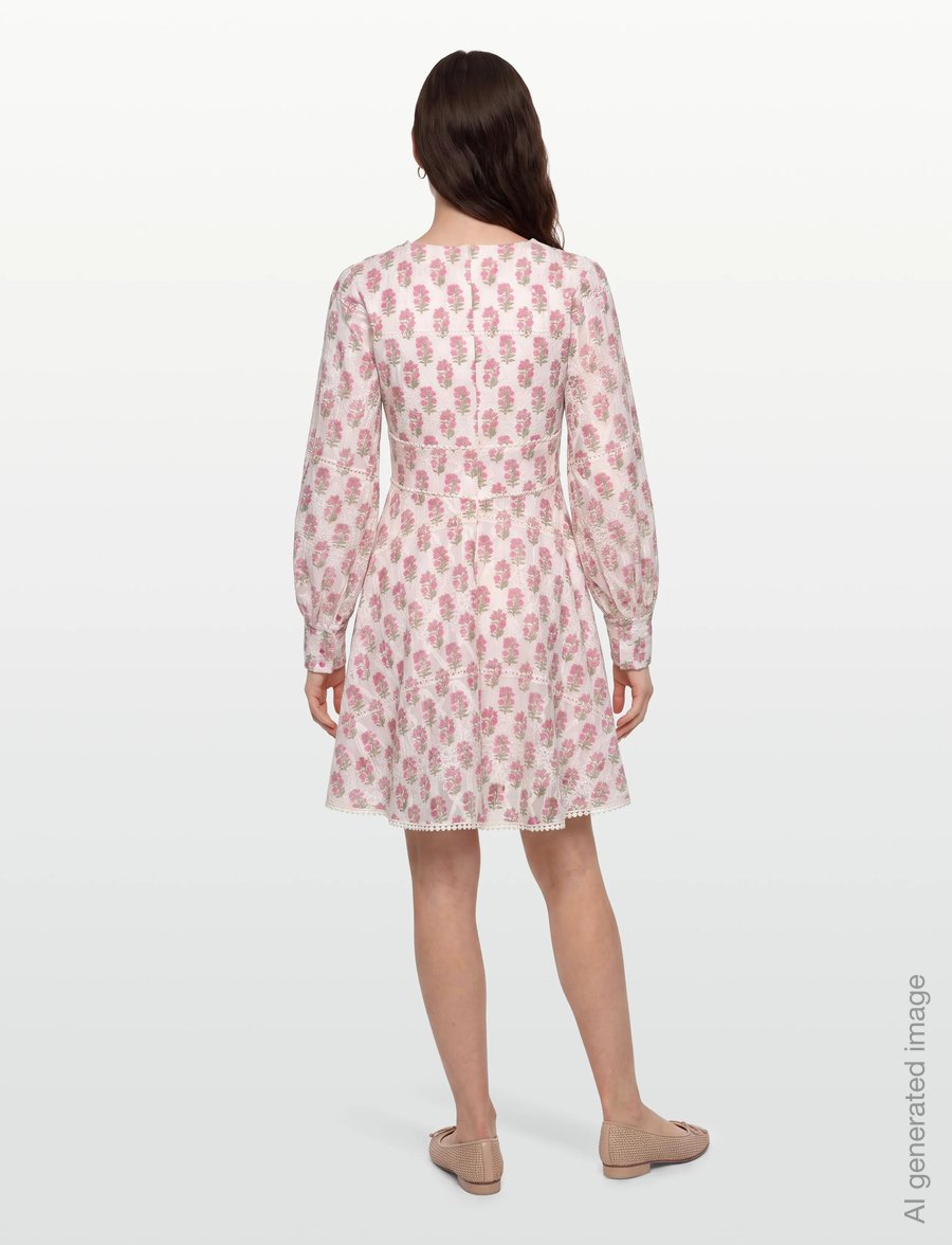 Love Lolina - Freya dress - sommerkleider - pink lily - 4