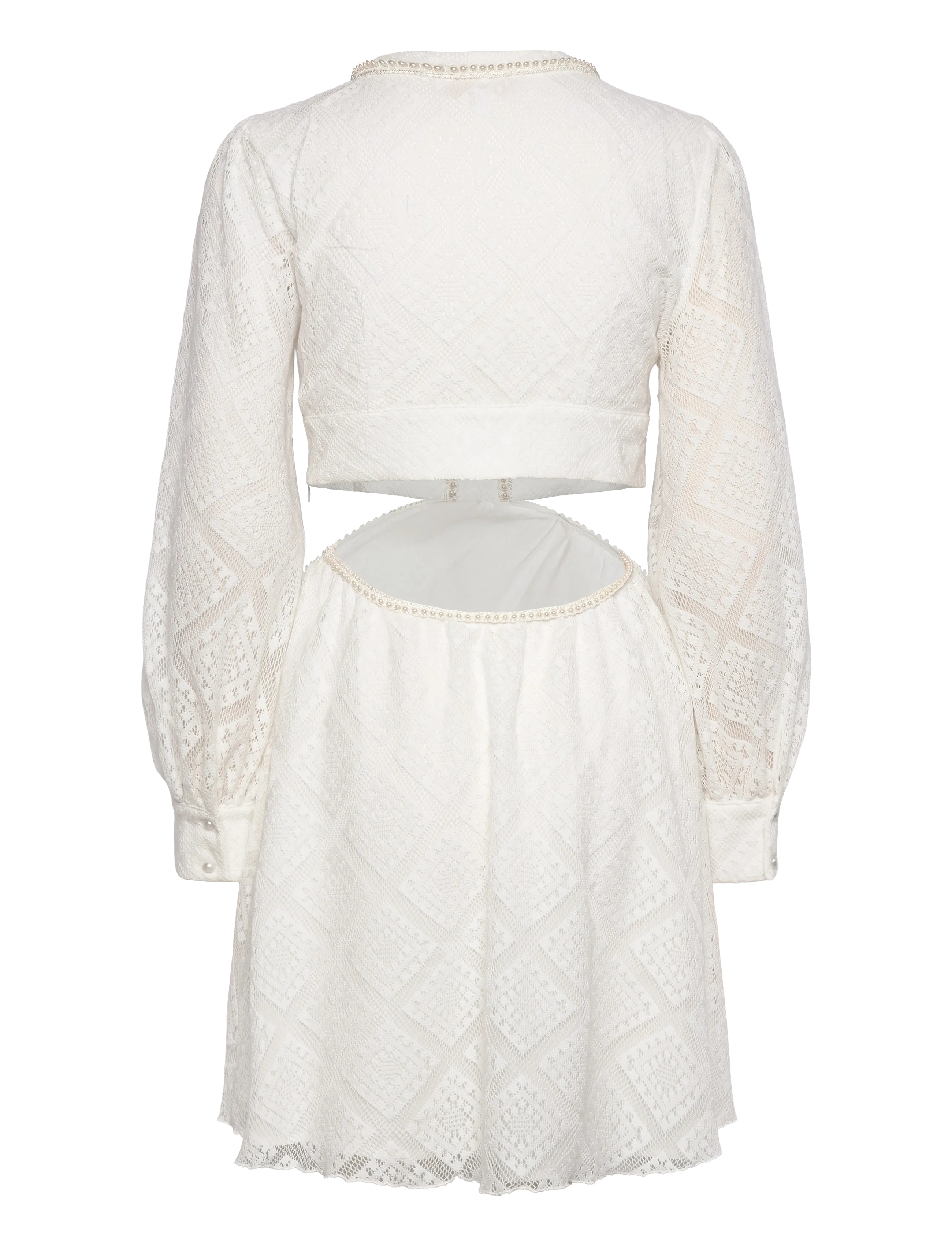 Love Lolina - Paloma mini dress - sutvirtinimas - white - 1