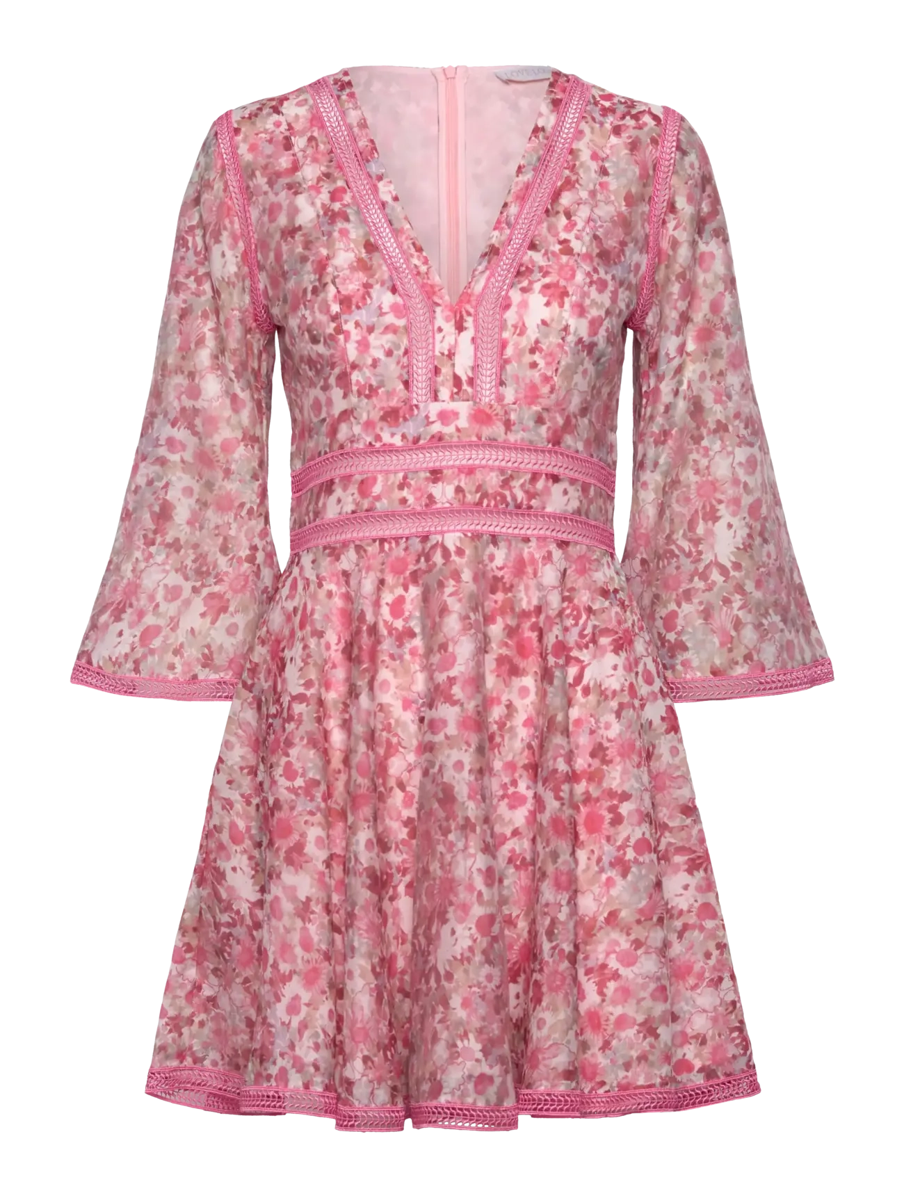 Love Lolina Millie dress - Kjoler - SWEET DAISY / pink/rose