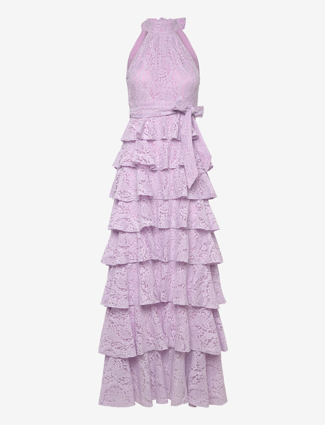 Love Lolina - Angel maxi dress (halterneck) - evening dresses - lavender lace - 0