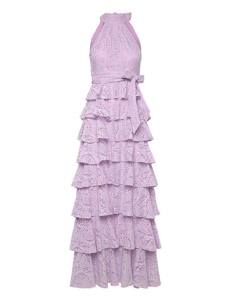 Love Lolina - Angel maxi dress (halterneck) - evening dresses - lavender lace - 0