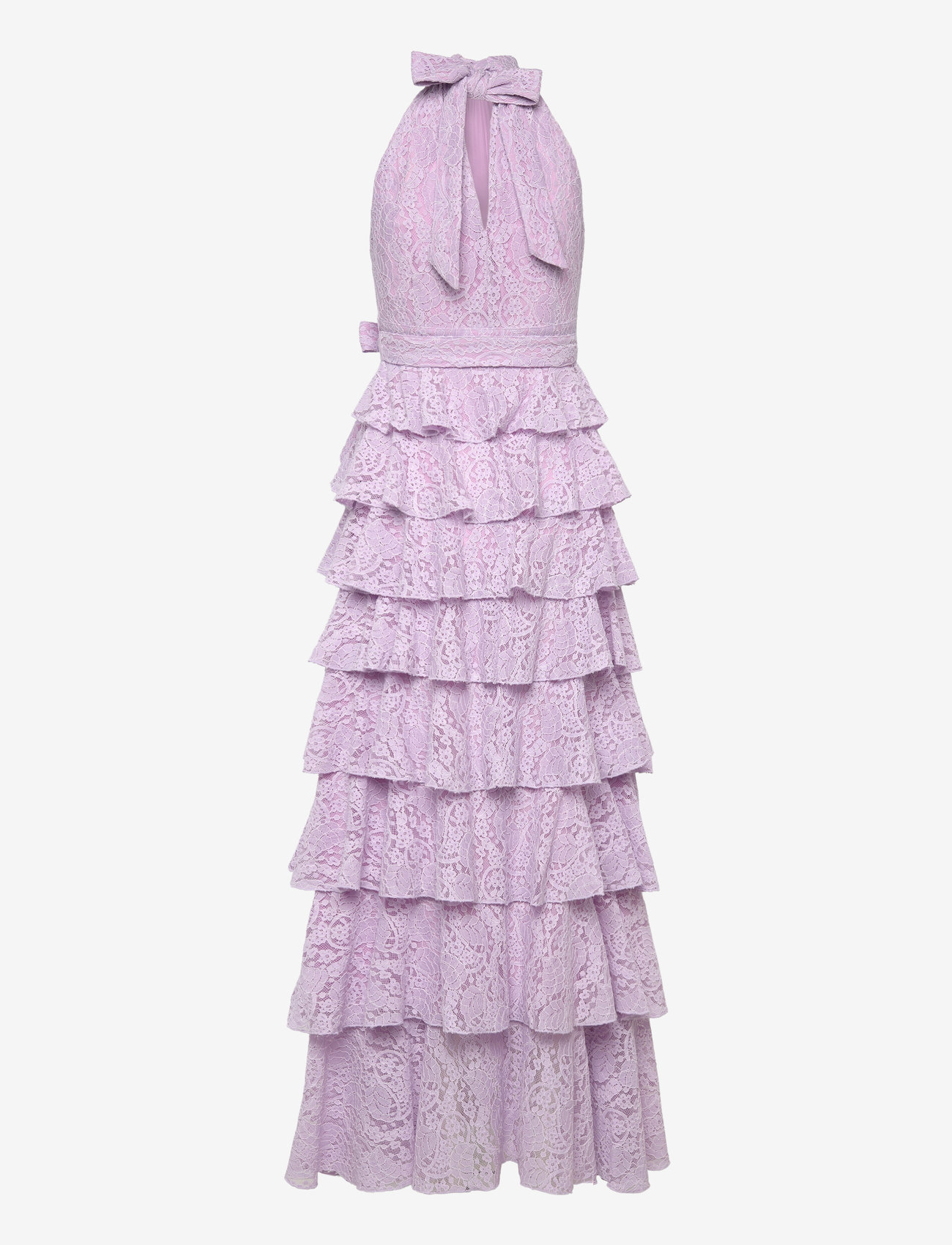Love Lolina - Angel maxi dress (halterneck) - evening dresses - lavender lace - 1