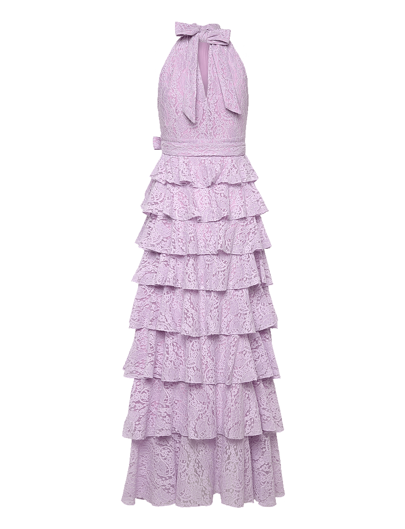 Love Lolina - Angel maxi dress (halterneck) - evening dresses - lavender lace - 1