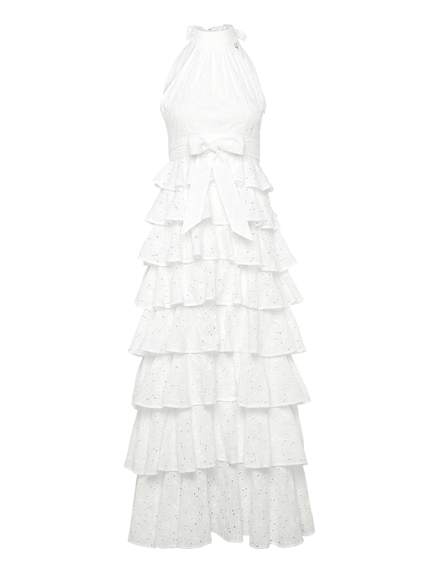 Love Lolina - Angel maxi dress (halterneck) - white - 0
