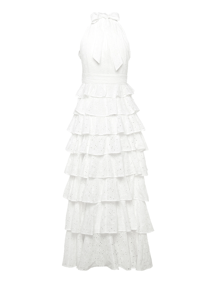 Love Lolina - Angel maxi dress (halterneck) - white - 1