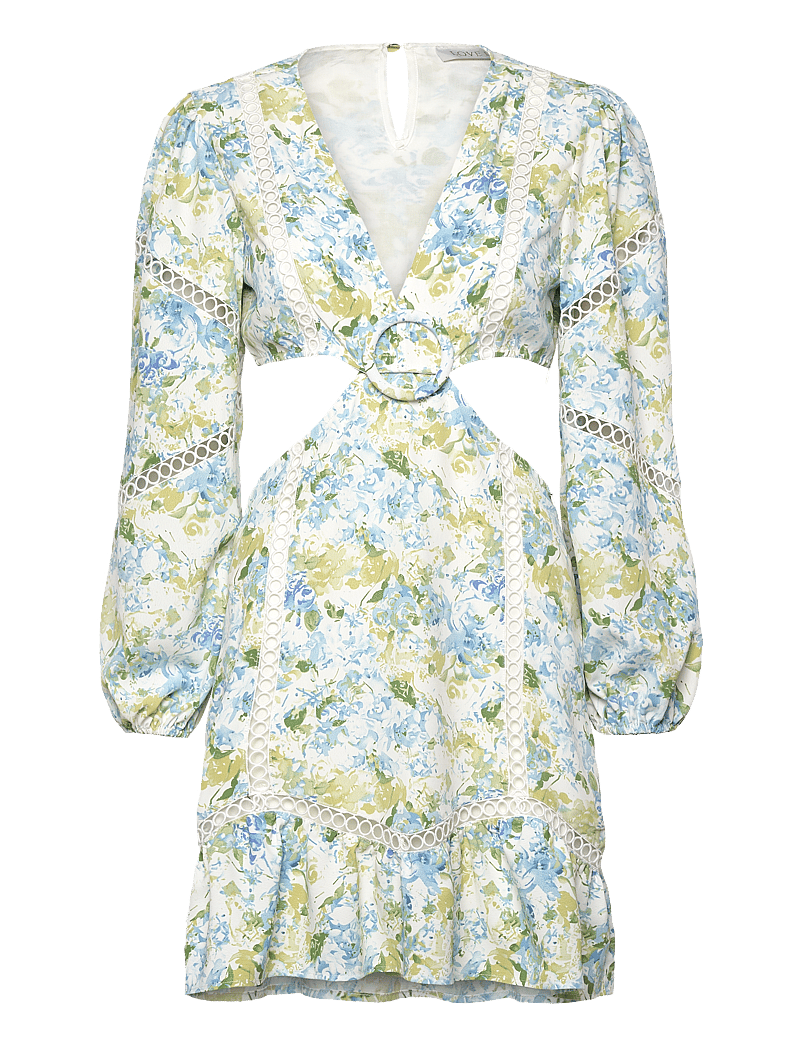 Love Lolina - Mabel mini dress - sommerkjoler - green garden - 0