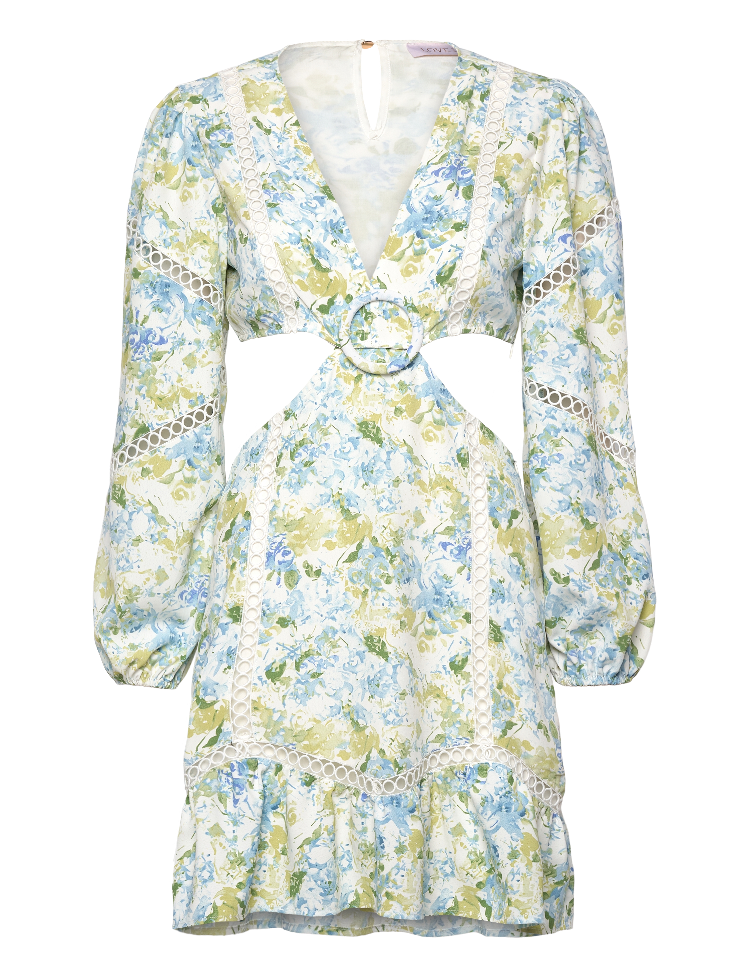 Love Lolina Mabel mini dress - Love Lolina - GREEN GARDEN / green