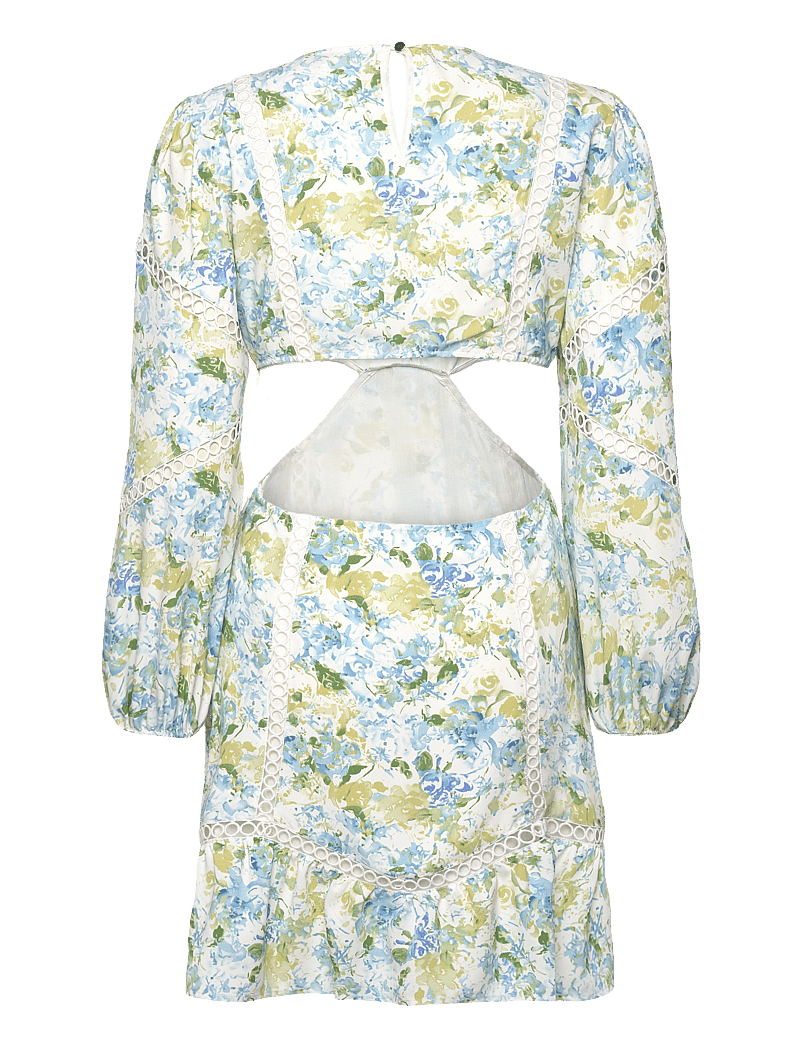 Love Lolina - Mabel mini dress - sommerkjoler - green garden - 1