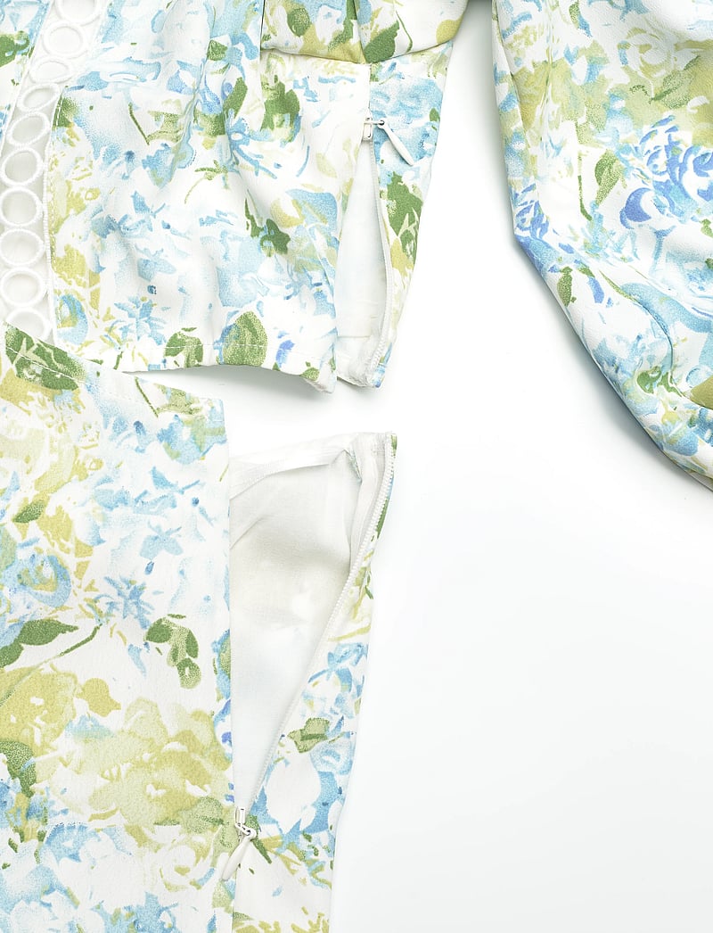 Love Lolina - Mabel mini dress - sommerkjoler - green garden - 3