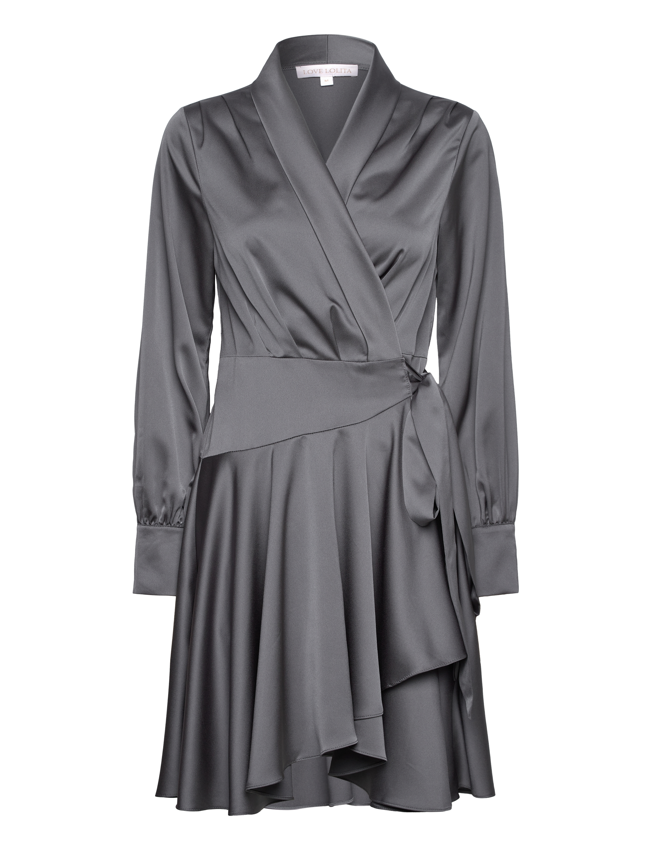 Love Lolina Iza mini dress - Tøj - GREY / grey