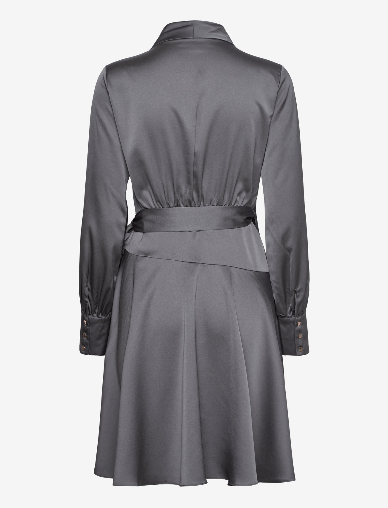 Love Lolina - Iza mini dress - wrap dresses - grey - 1