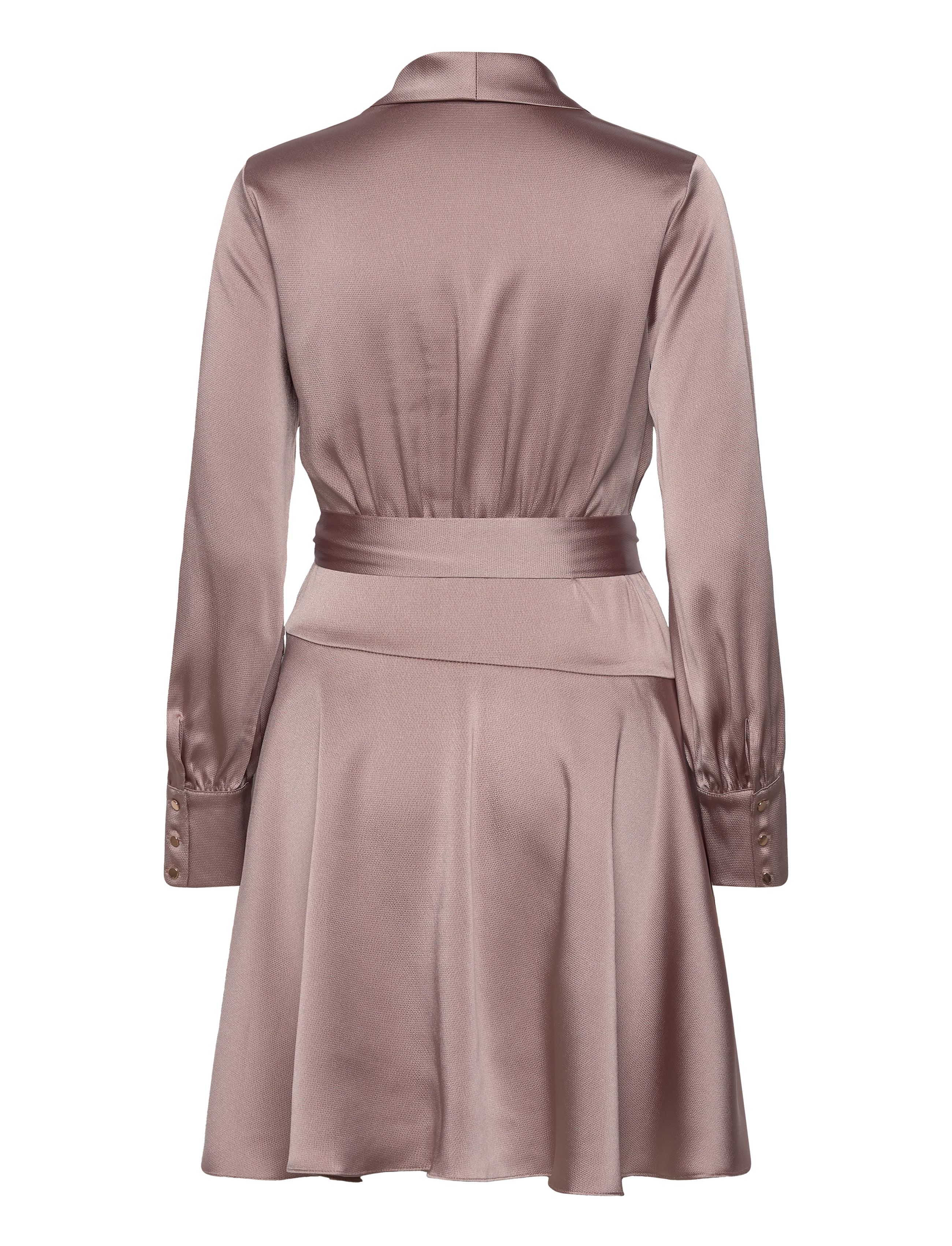 Love Lolina - Iza mini dress - wickelkleider - taupe - 1