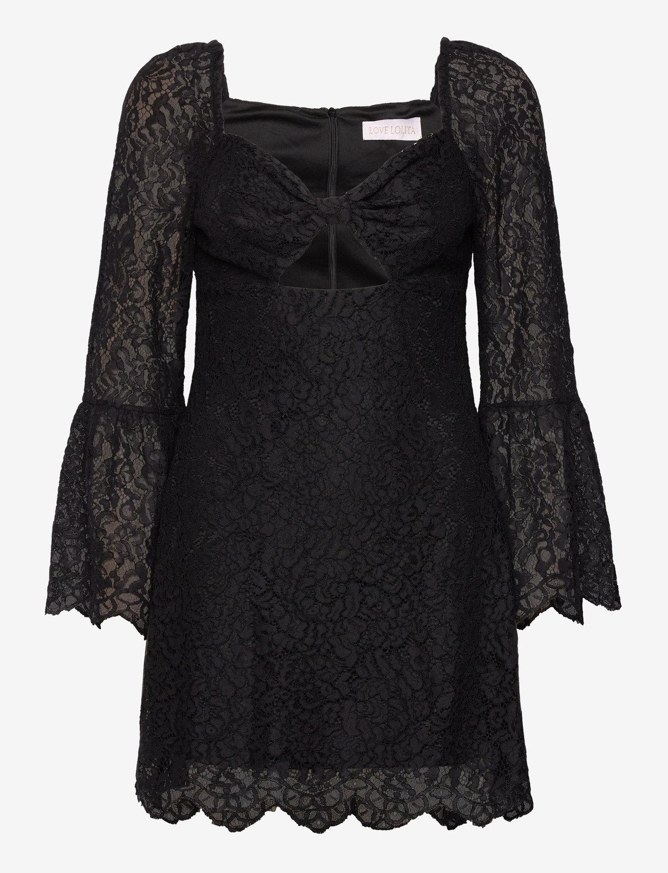 Love Lolina - Brittany mini dress - short dresses - black lace - 0