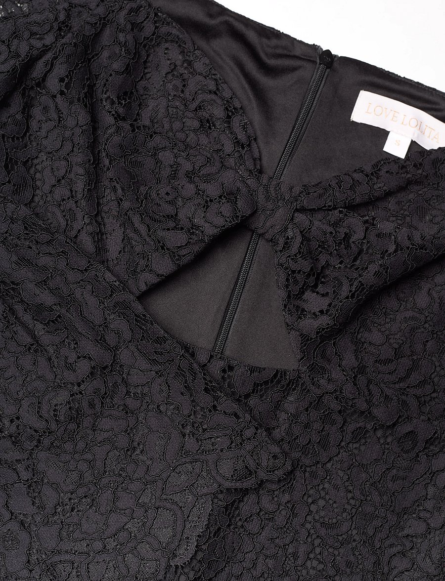 Love Lolina - Brittany mini dress - lyhyet mekot - black lace - 2