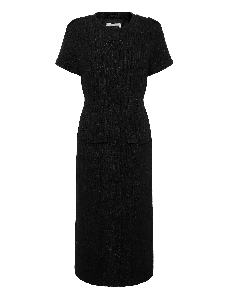 Love Lolina - Stassie midi dress - maxikleider - black - 1