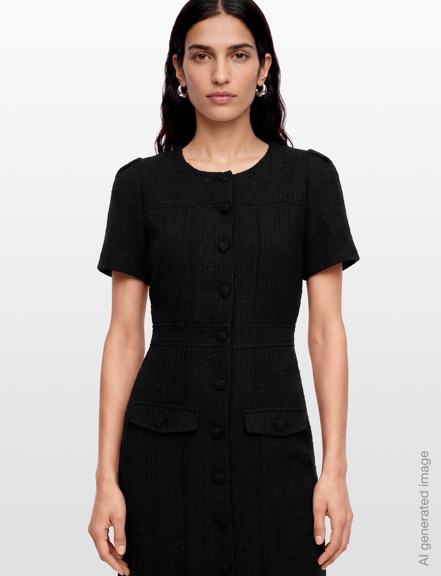 Love Lolina - Stassie midi dress - maxikleider - black - 3