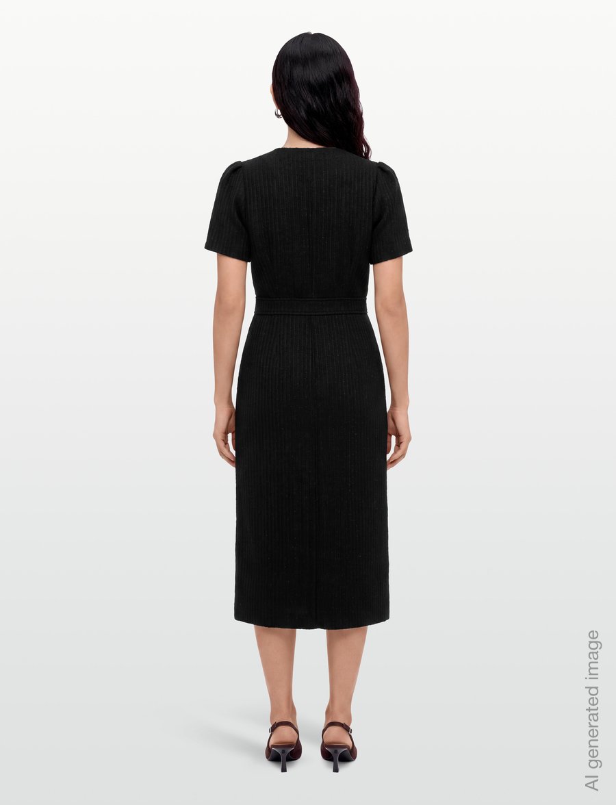 Love Lolina - Stassie midi dress - maxikleider - black - 4