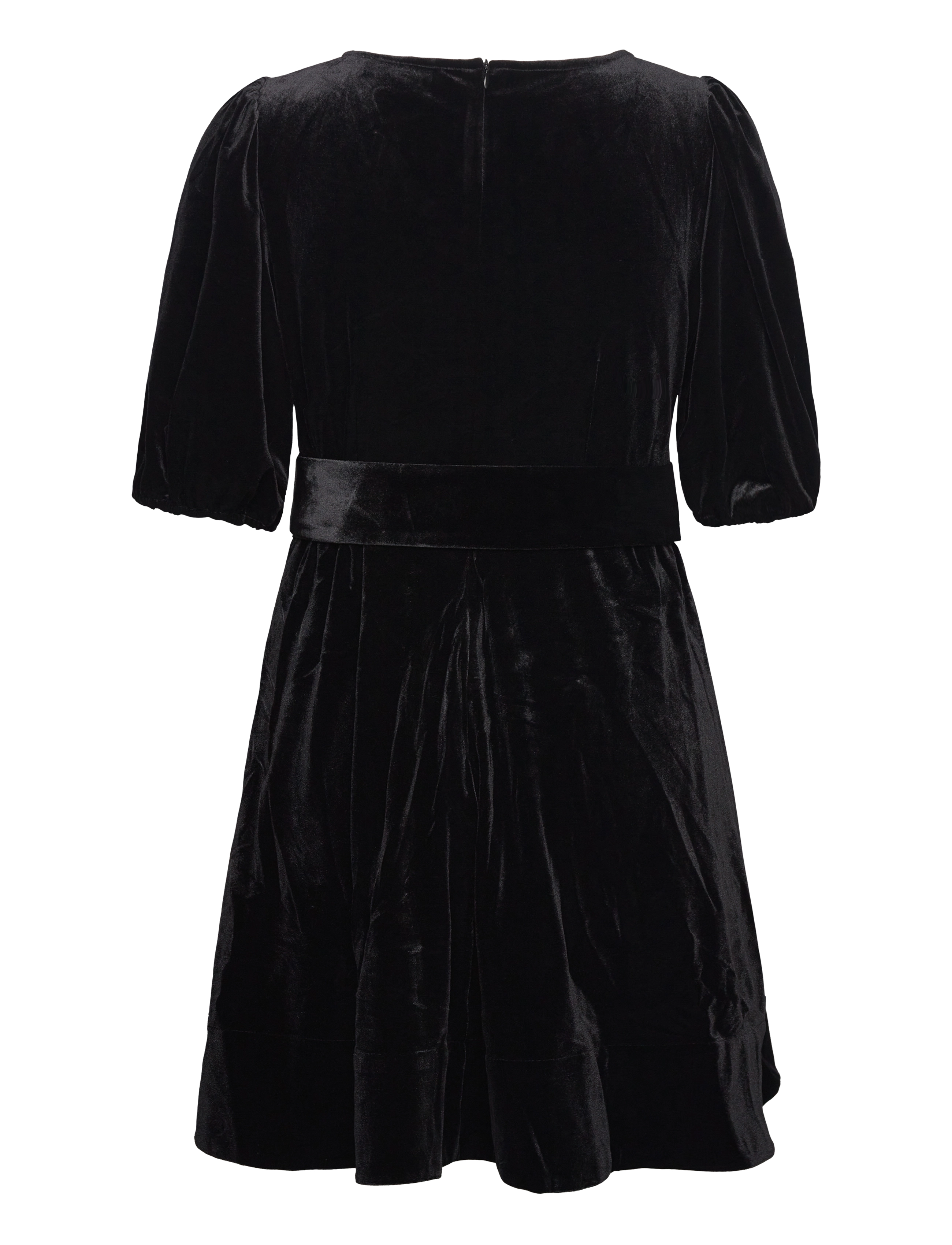 Love Lolina - Benadotte dress - festtøj til outletpriser - black velvet - 1