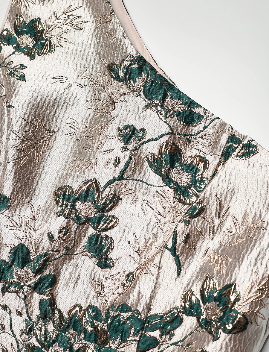 Love Lolina - Fabiana maxi dress - aftonklänningar - green flower - 2