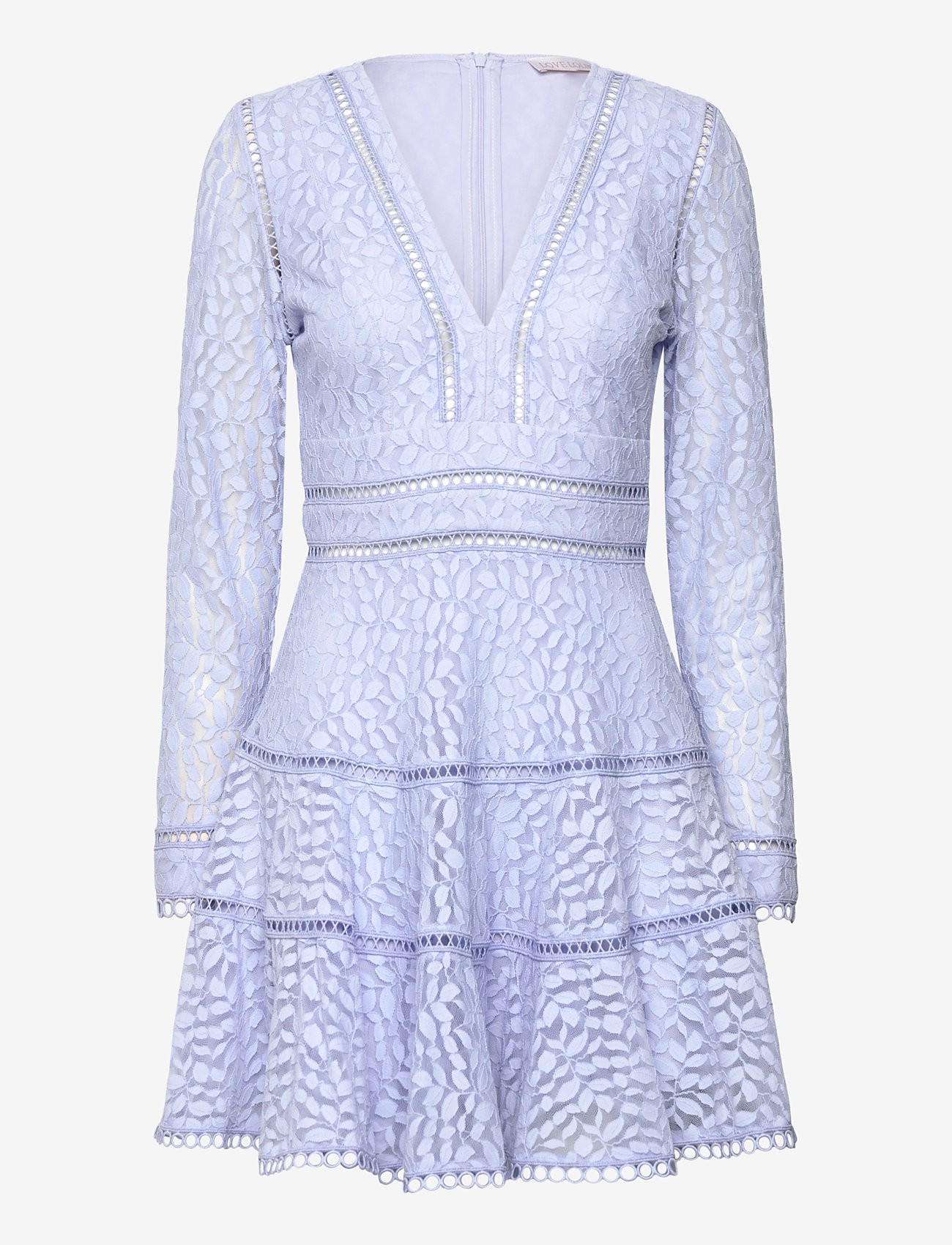 Love Lolina - Ellie mini dress - partykleider - light blue lace - 0